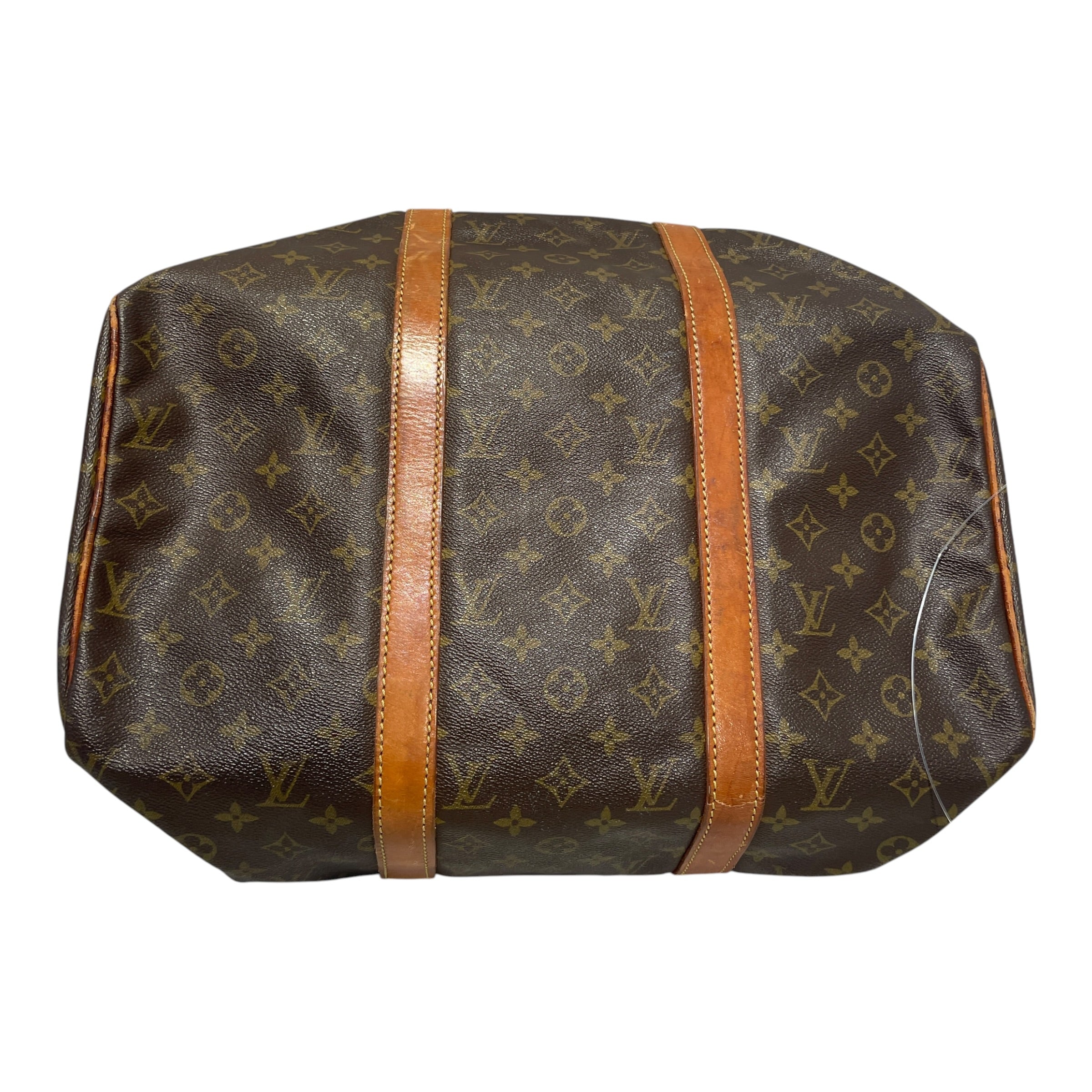 LOUIS VUITTON/Luggage/Monogram/Leather/BRW/Keepall view 9