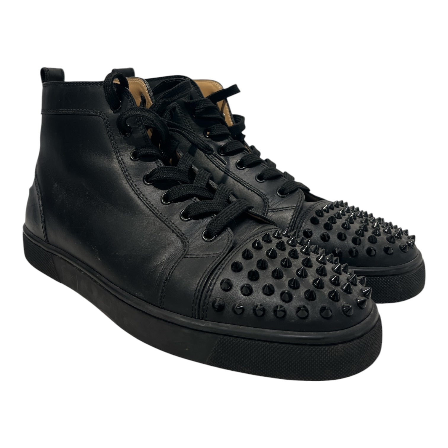 Christian Louboutin/Hi-Sneakers/US 10.5/Leather/BLK/ view 1