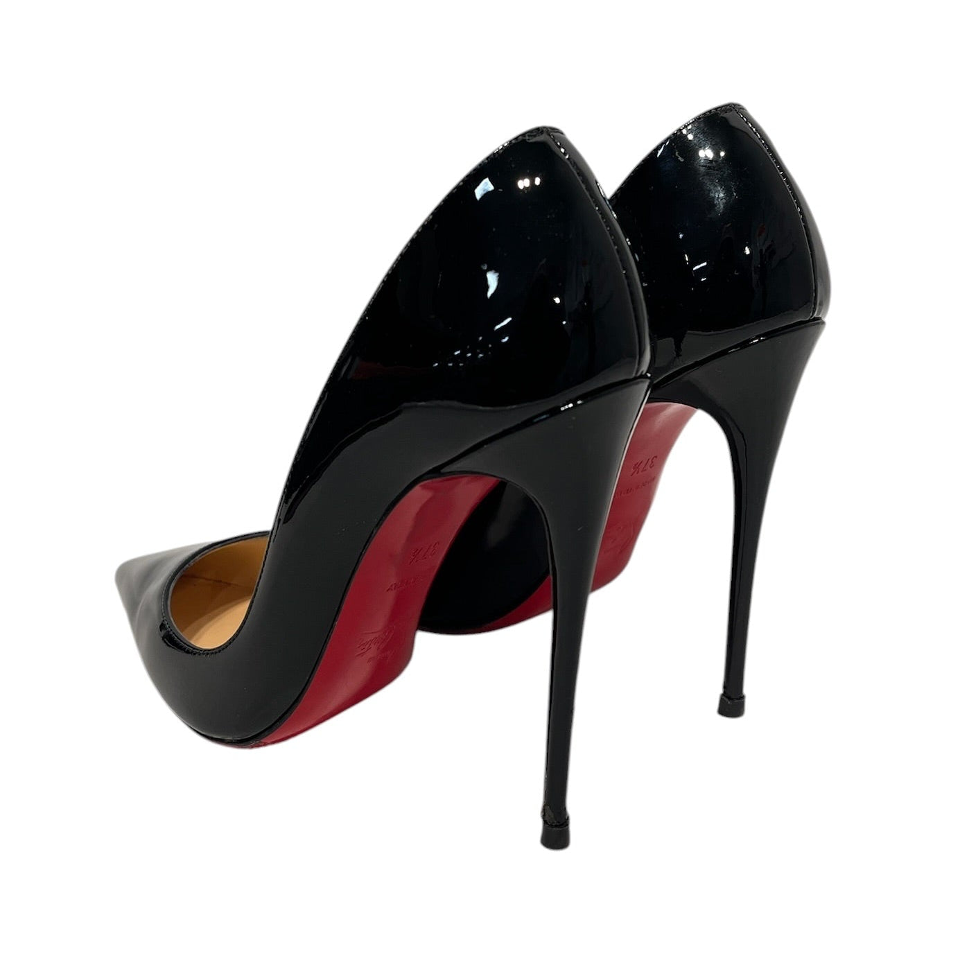 Christian Louboutin/Heels/EU 37.5/Leather/BLK/Patent leather Kate 120 view 2