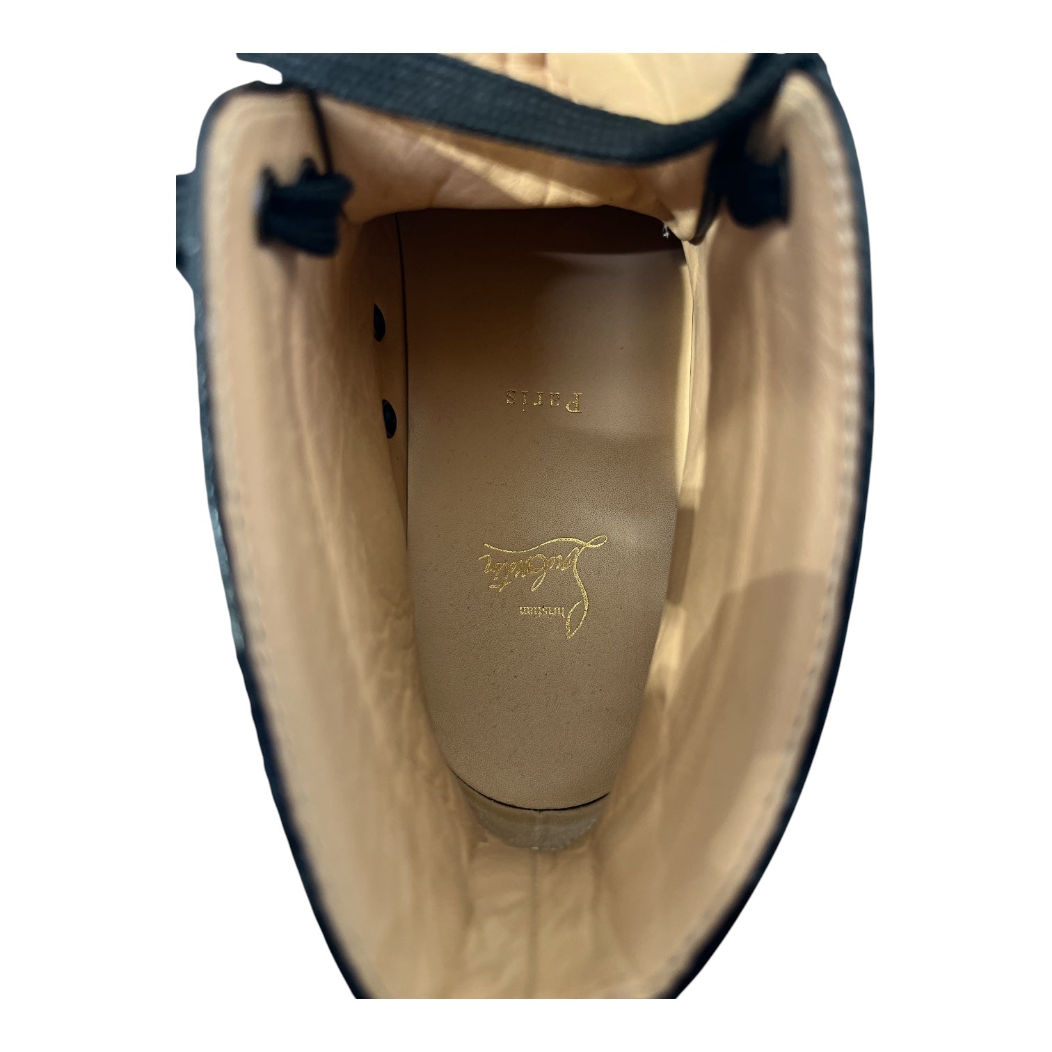 Christian Louboutin/Hi-Sneakers/US 10.5/Leather/BLK/ view 3