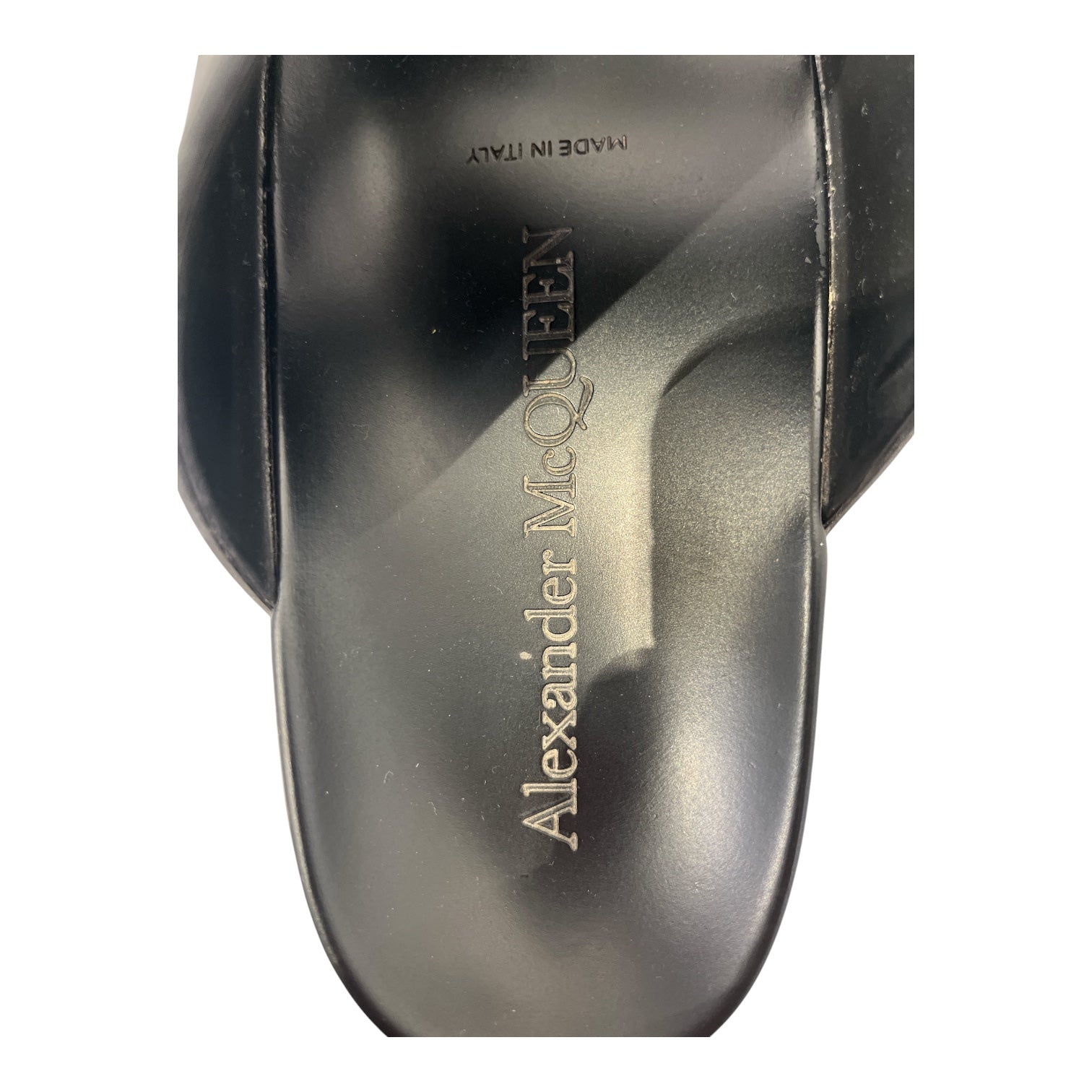 Alexander McQueen/Sandals/Leather/BLK/HYBRID SLIDE view 3