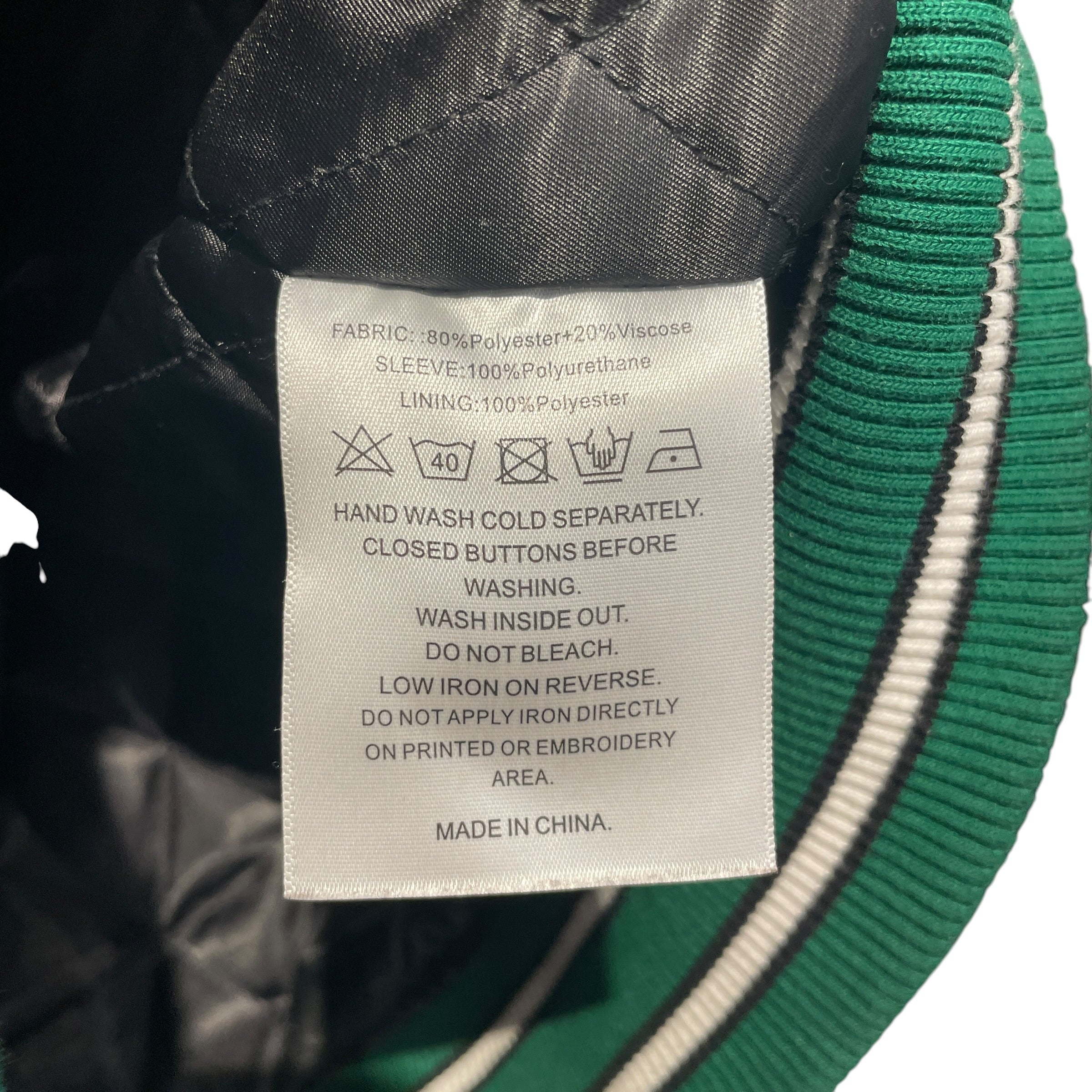 FU UNIVERSITY/Jacket/L/Wool/BLK/ view 4
