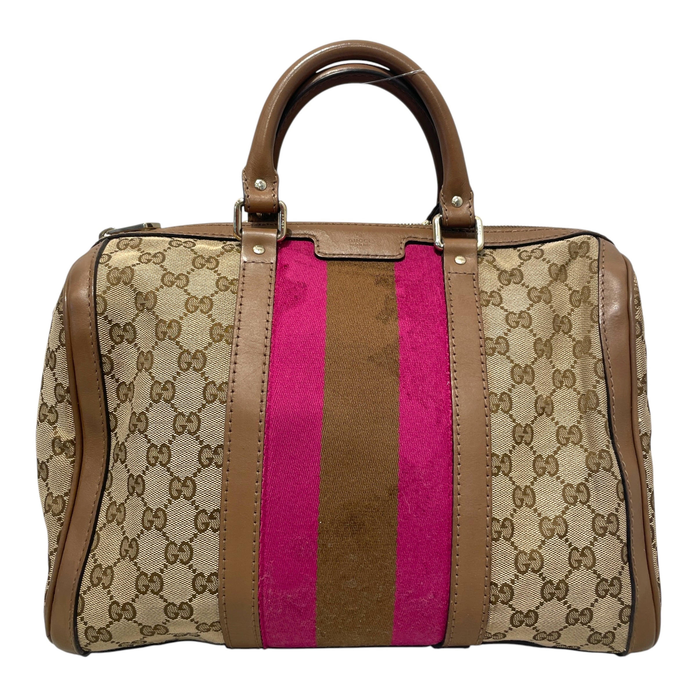 GUCCI/Boston Bag/Monogram/Gucissima Boston Stripped  Bag view 1