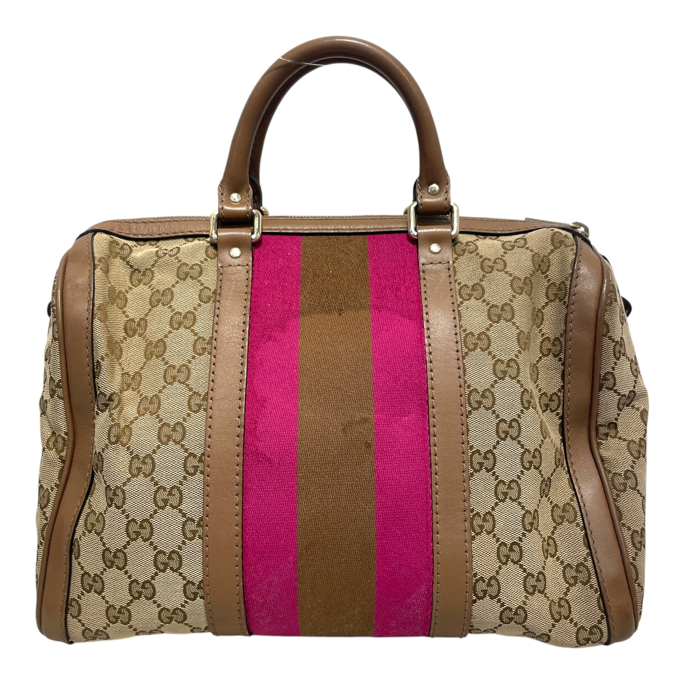 GUCCI/Boston Bag/Monogram/Gucissima Boston Stripped  Bag view 5