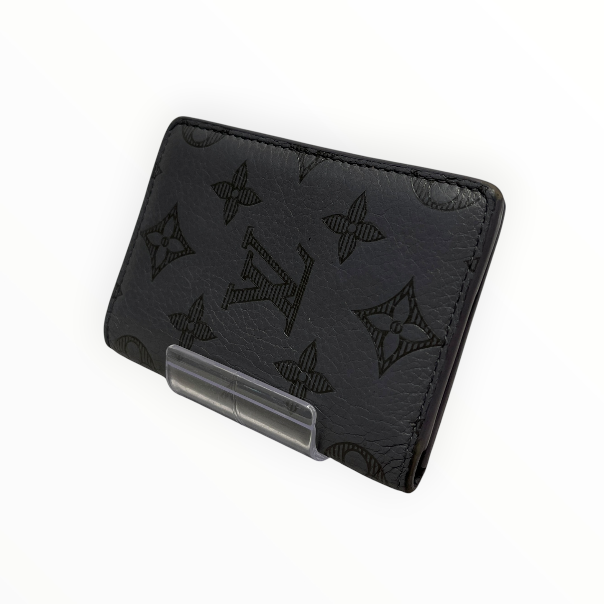 LOUIS VUITTON/Bifold Wallet/Monogram/Leather/GRY/M's/Calfskin Anthracite Gray LV view 1