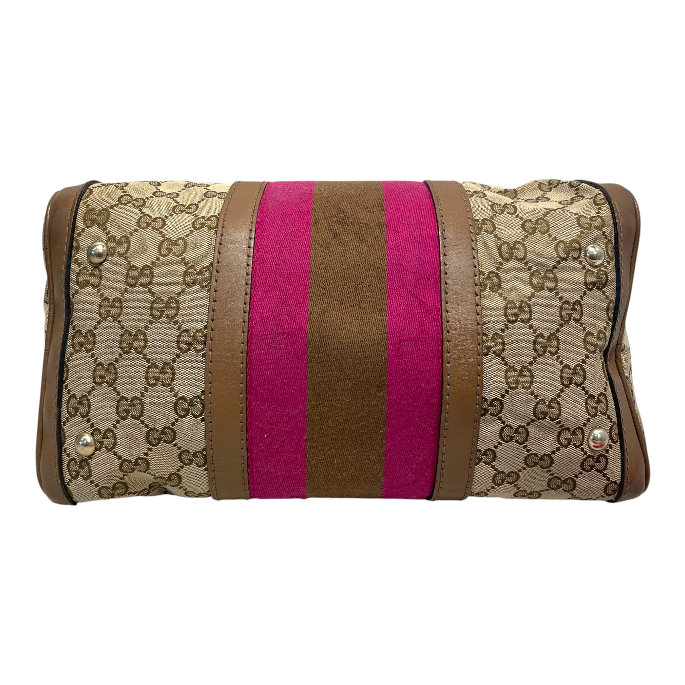 GUCCI/Boston Bag/Monogram/Gucissima Boston Stripped  Bag view 7
