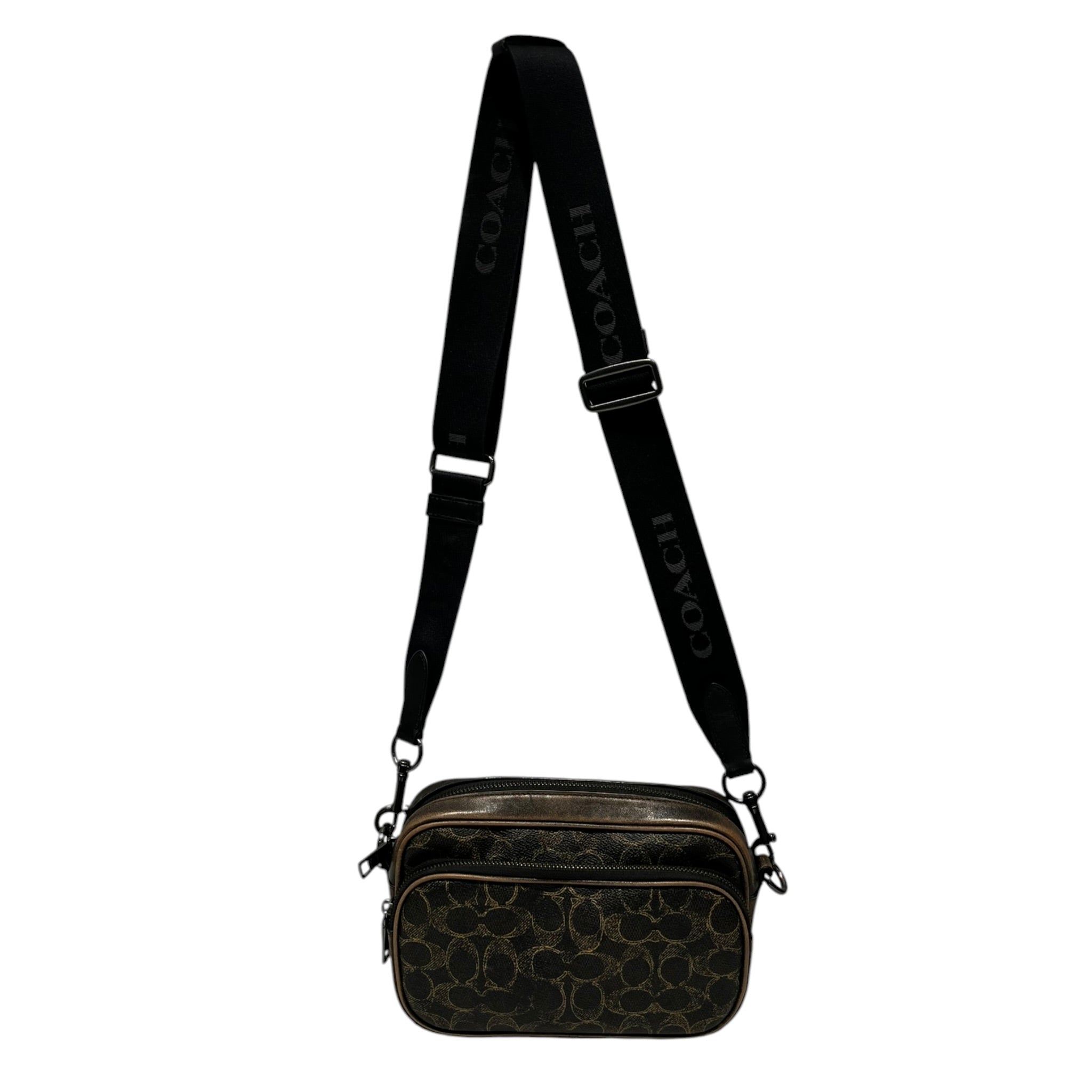 COACH/Cross Body Bag/Monogram/Leather/BRW/M2557-CEA89 view 1