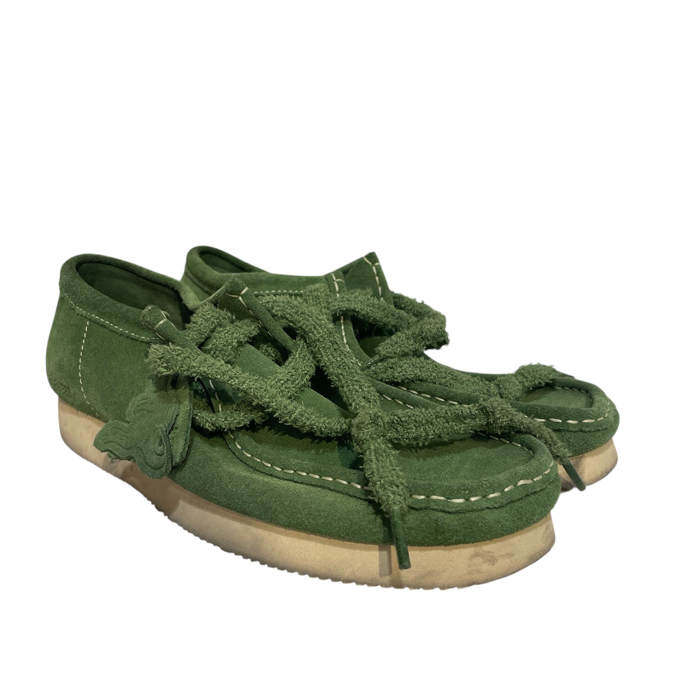 Clarks/Loafers/US 11/Suede/GRN/Wallabee Day view 1