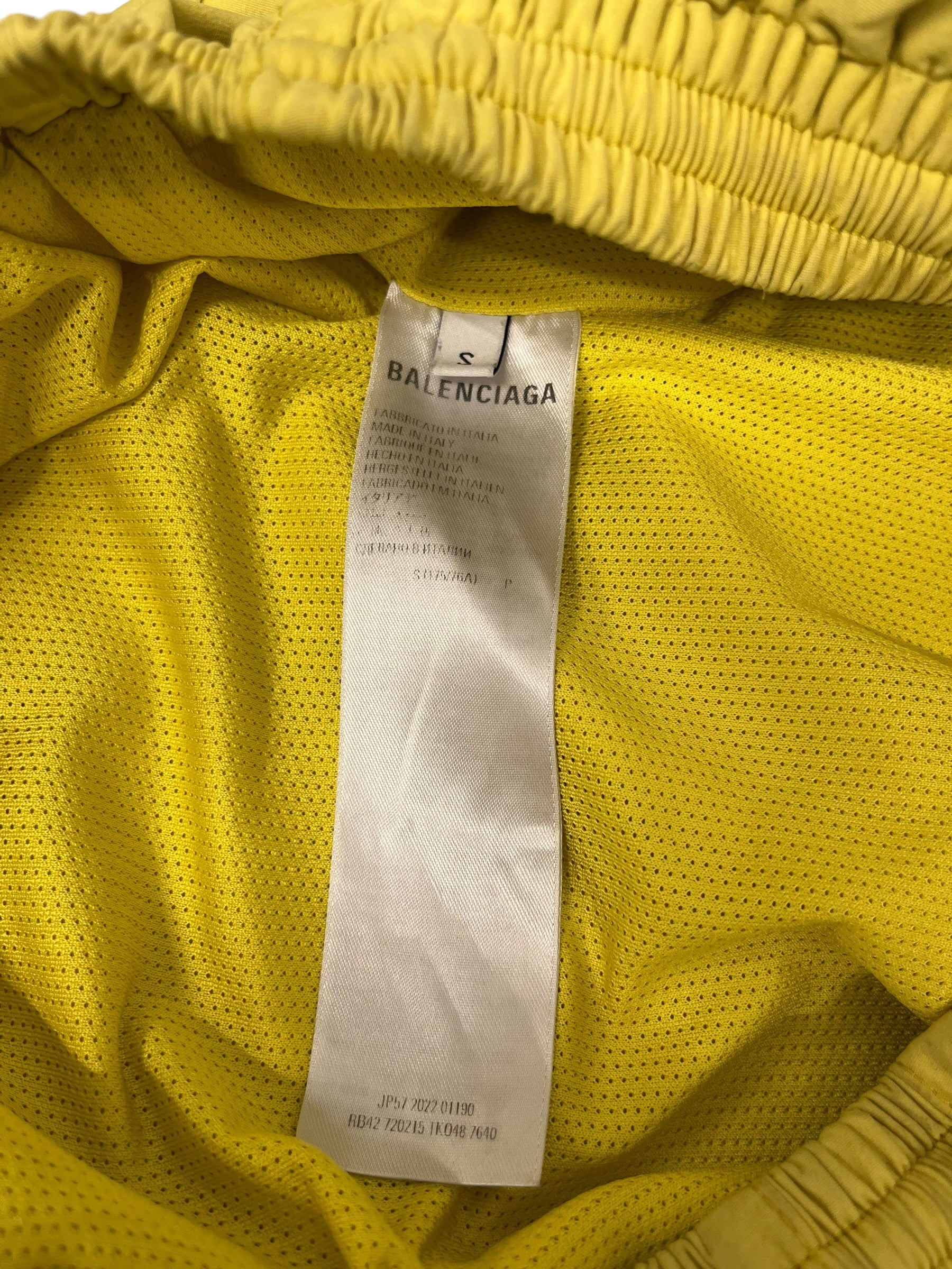 BALENCIAGA/Pants/S/Nylon/YEL/NYLON TRACK PANTS view 4