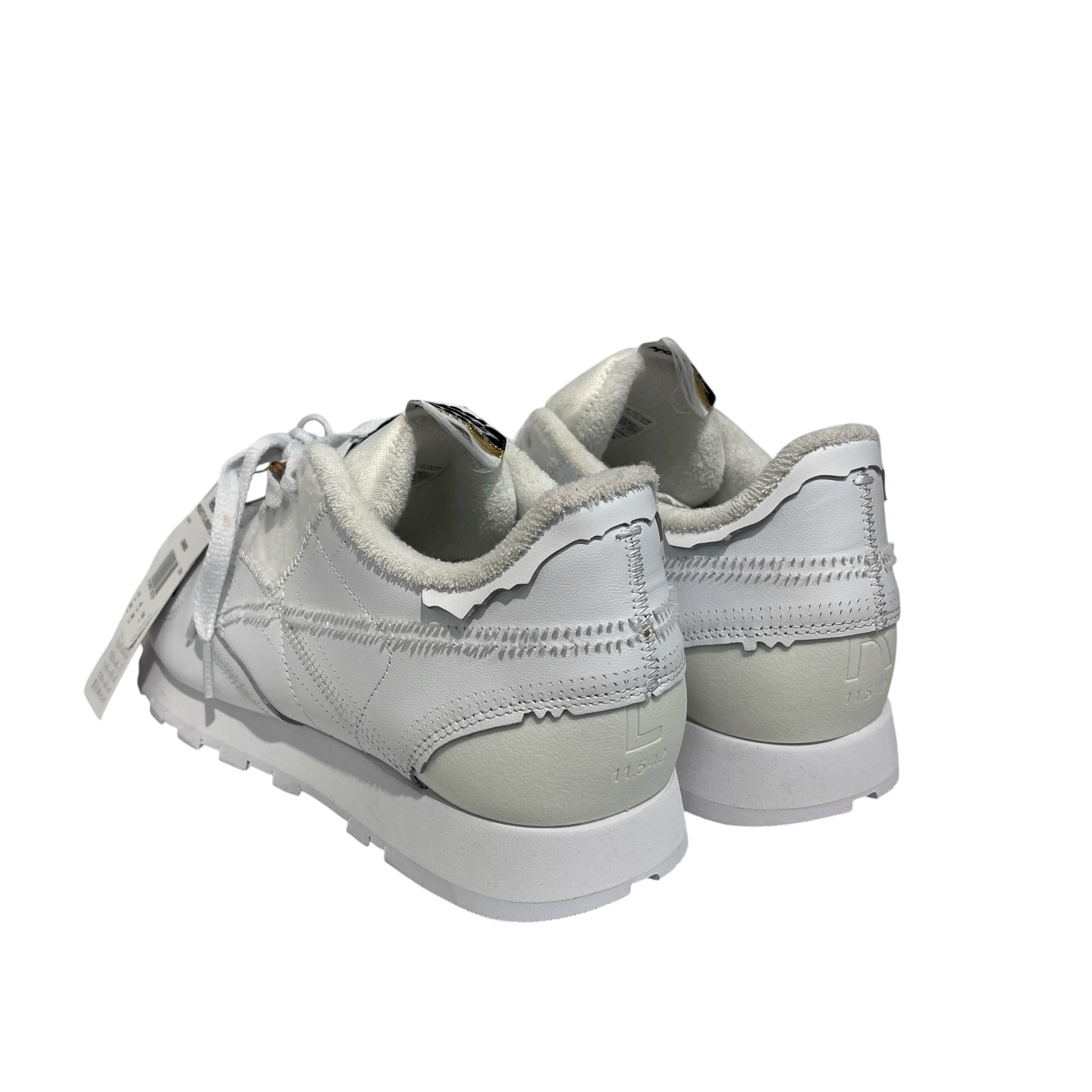 Reebok/Maison Margiela/Low-Sneakers/US 11.5/Leather/WHT/memory of view 2
