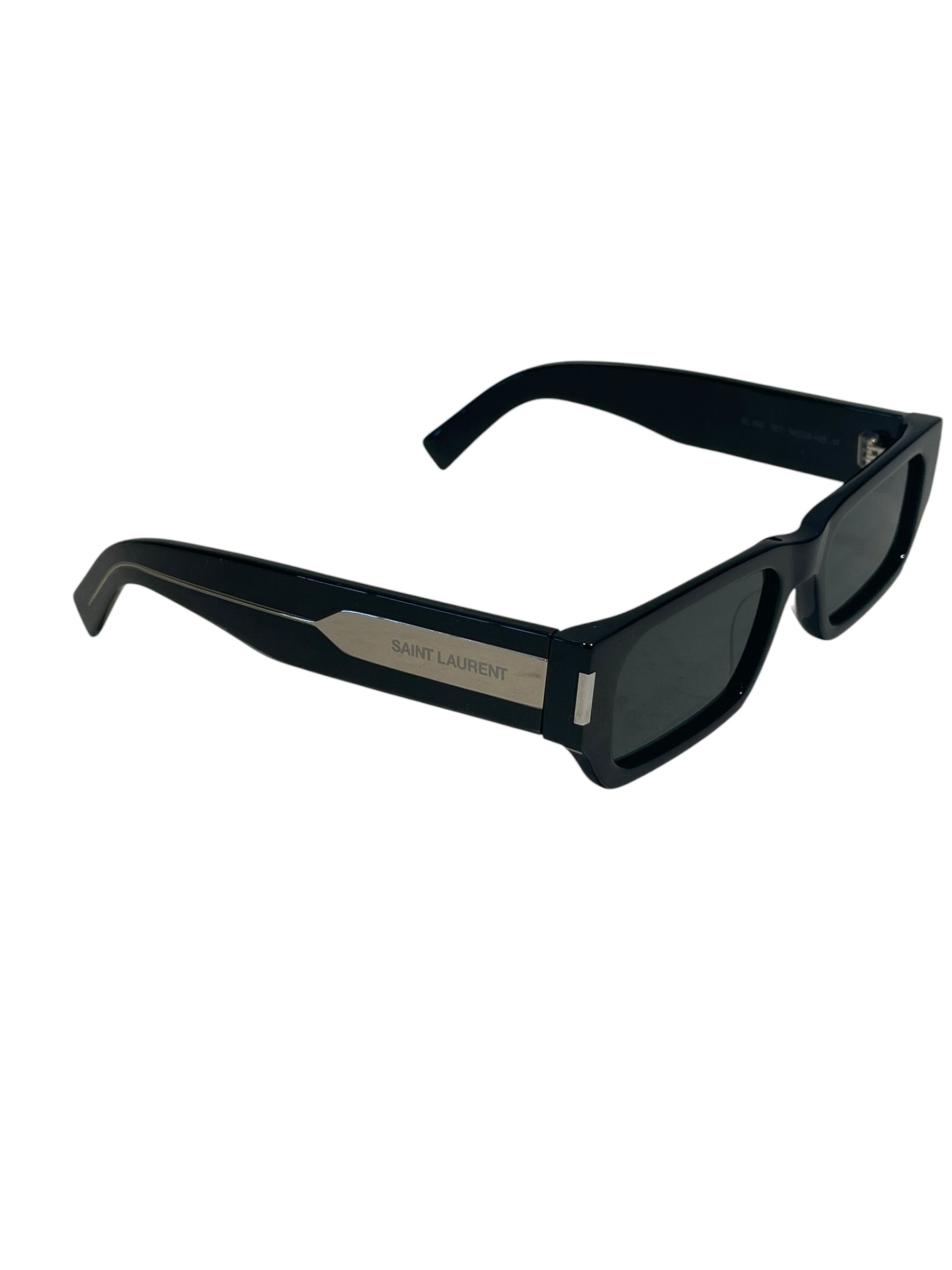SAINT LAURENT/Sunglasses/Plastic/BLK/SSL660 silver accent view 3