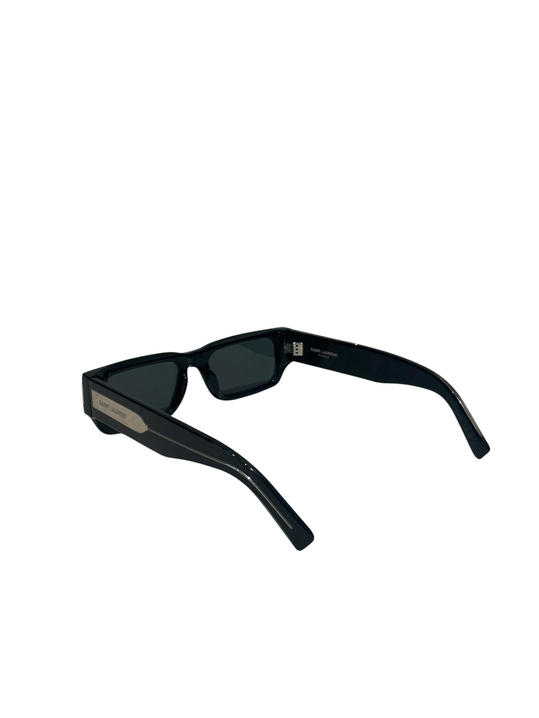 SAINT LAURENT/Sunglasses/Plastic/BLK/SSL660 silver accent view 4