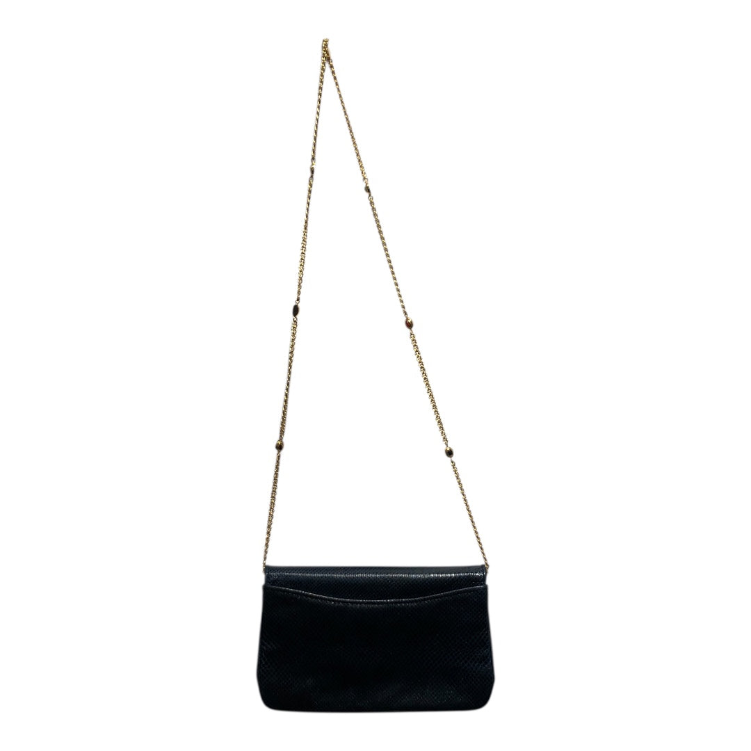 Judith Leiber/Hand Bag/Leather/NVY/Clamp w/ Stones view 2