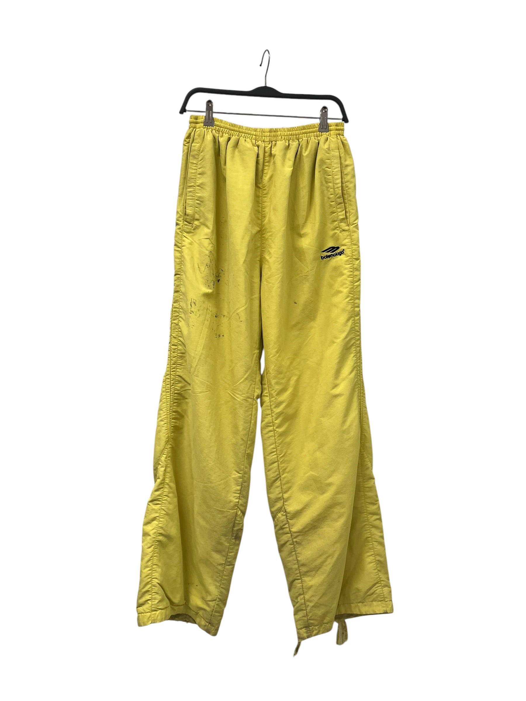 BALENCIAGA/Pants/S/Nylon/YEL/NYLON TRACK PANTS view 1