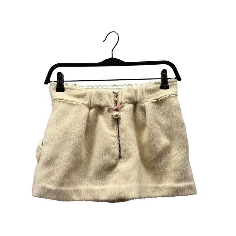 LIZ LISA/Skirt/OS/Acrylic/CRM/Fuzzy Skirt