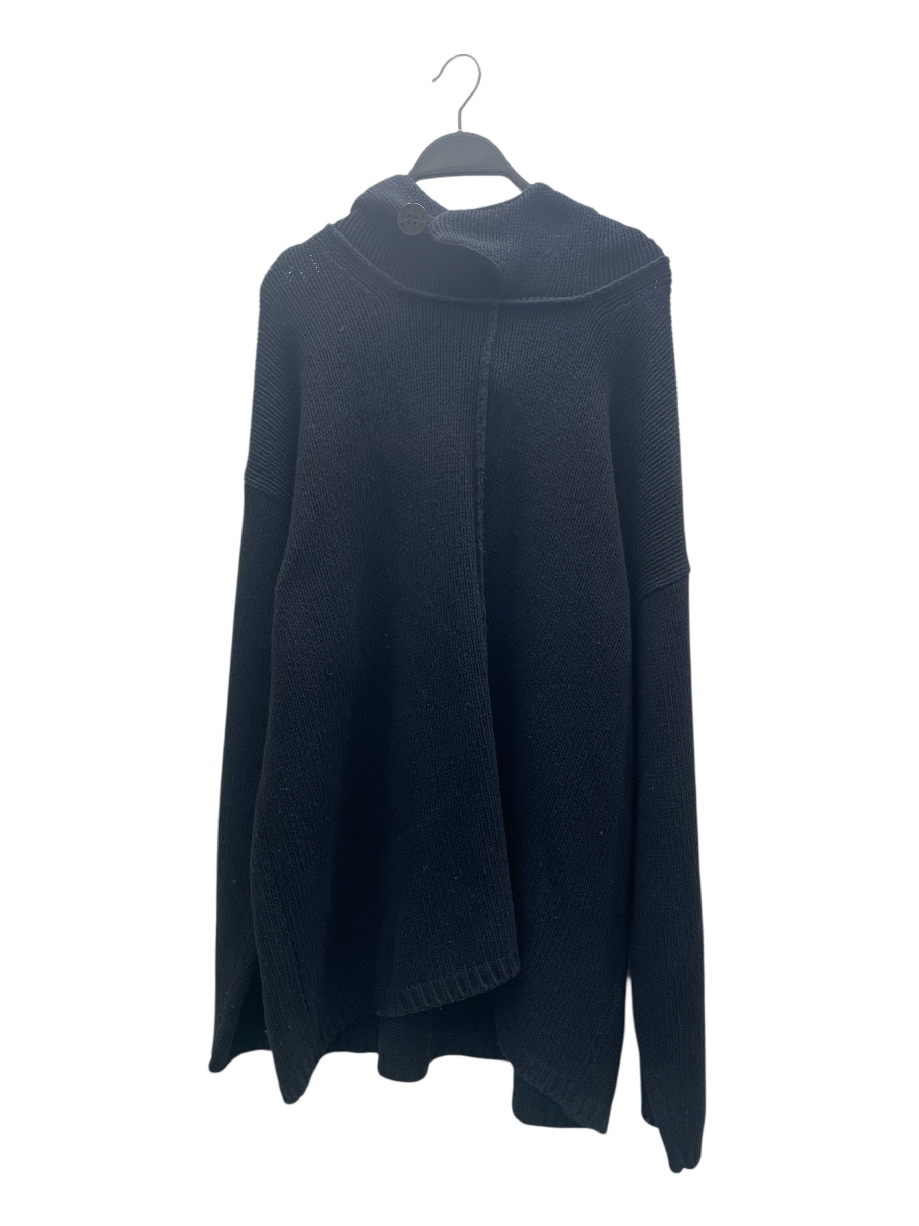 STONE ISLAND/Sweater/XXL/Wool/BLK/HOODED KNIT AW1996 RUNWAY view 1