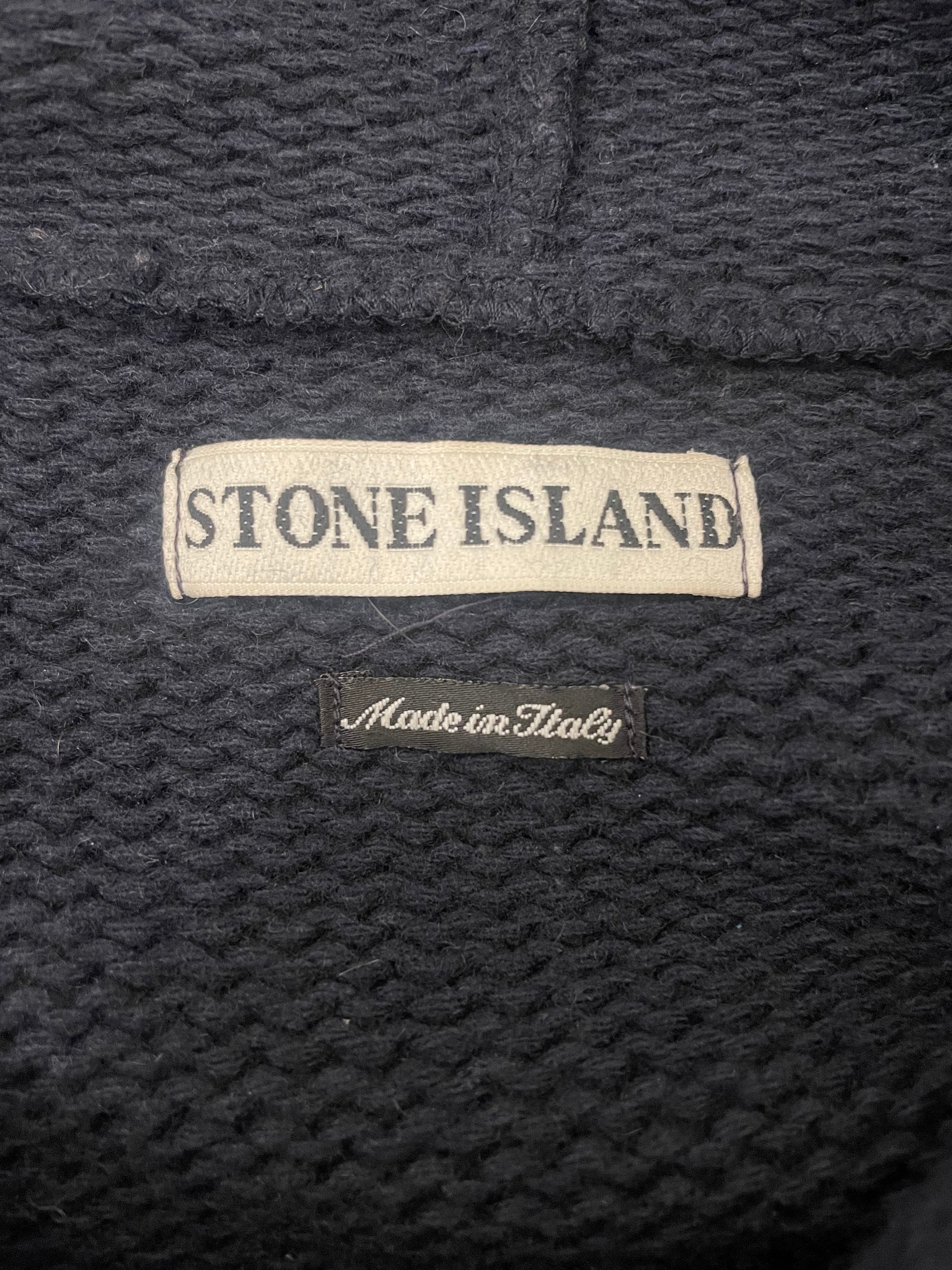 STONE ISLAND/Sweater/XXL/Wool/BLK/HOODED KNIT AW1996 RUNWAY view 3