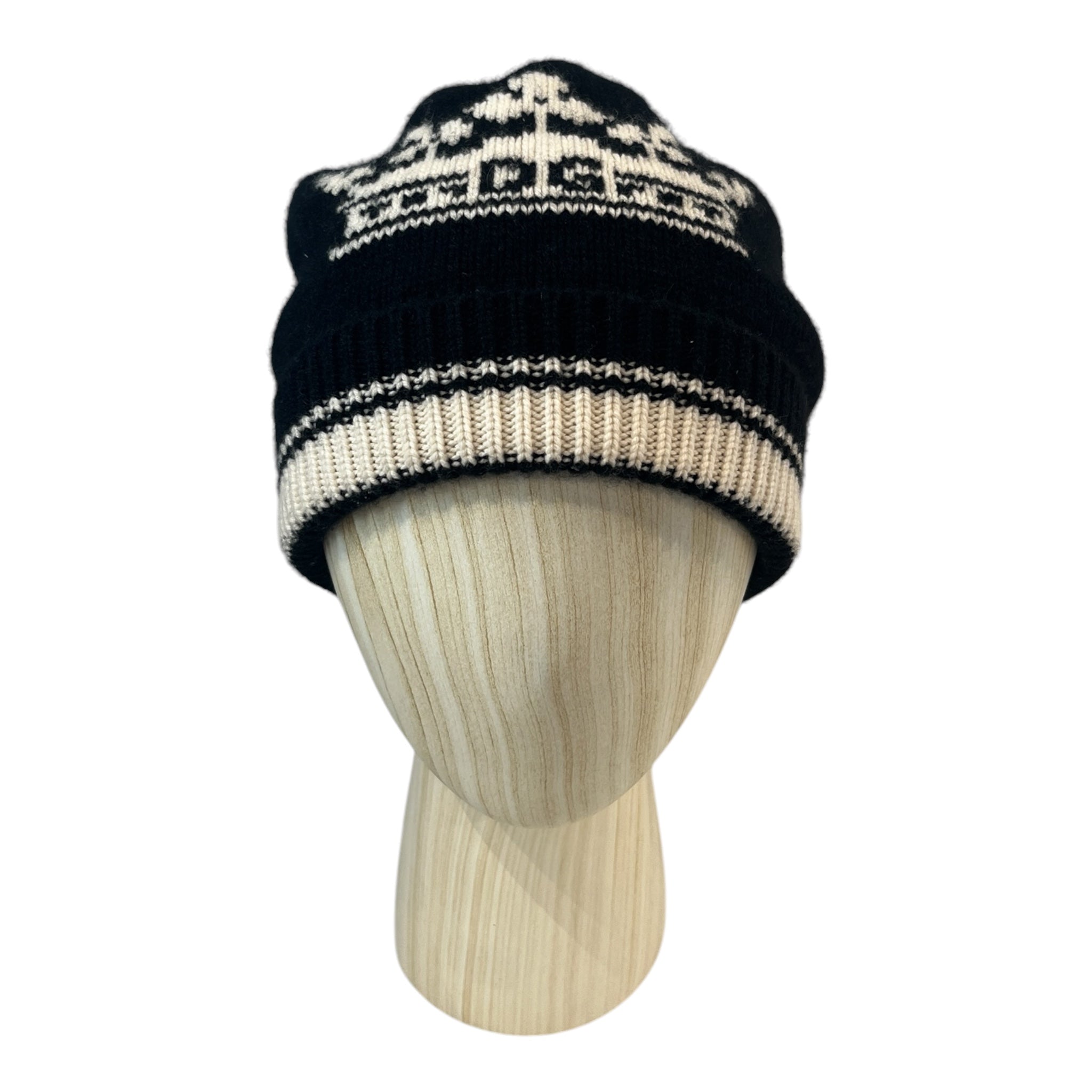 DOLCE&GABBANA/Beanie/Graphic/Cashmere/BLK/DG CROWN view 1