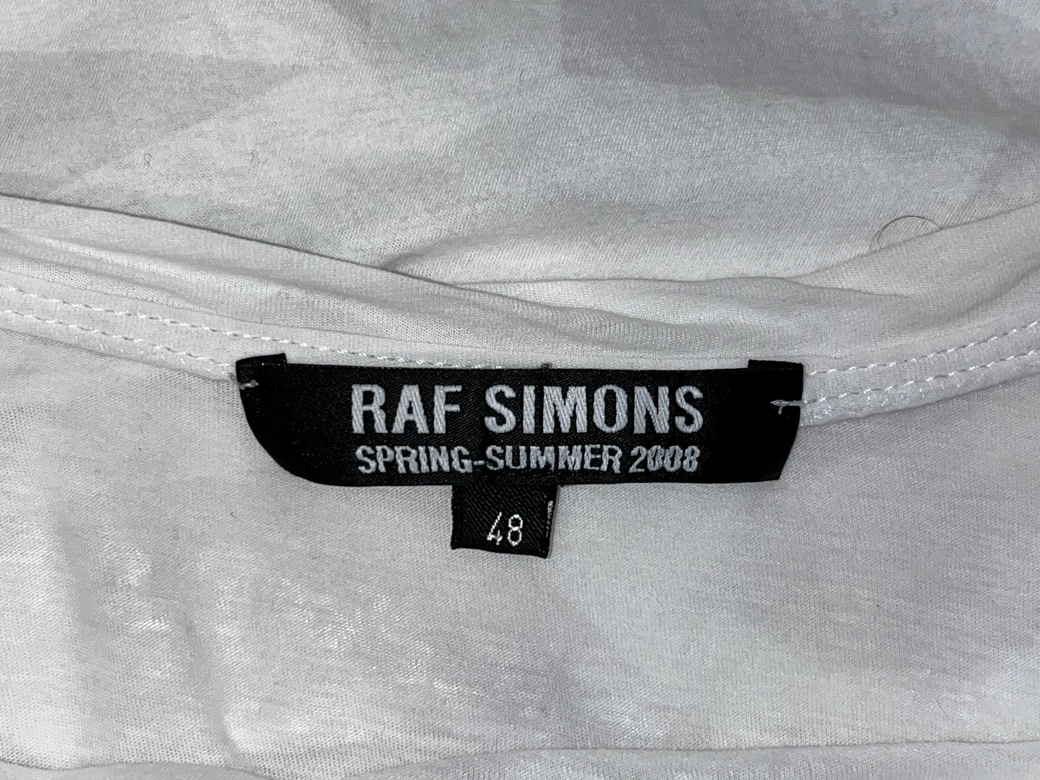 RAF SIMONS/T-Shirt/S/Cotton/WHT/ view 3