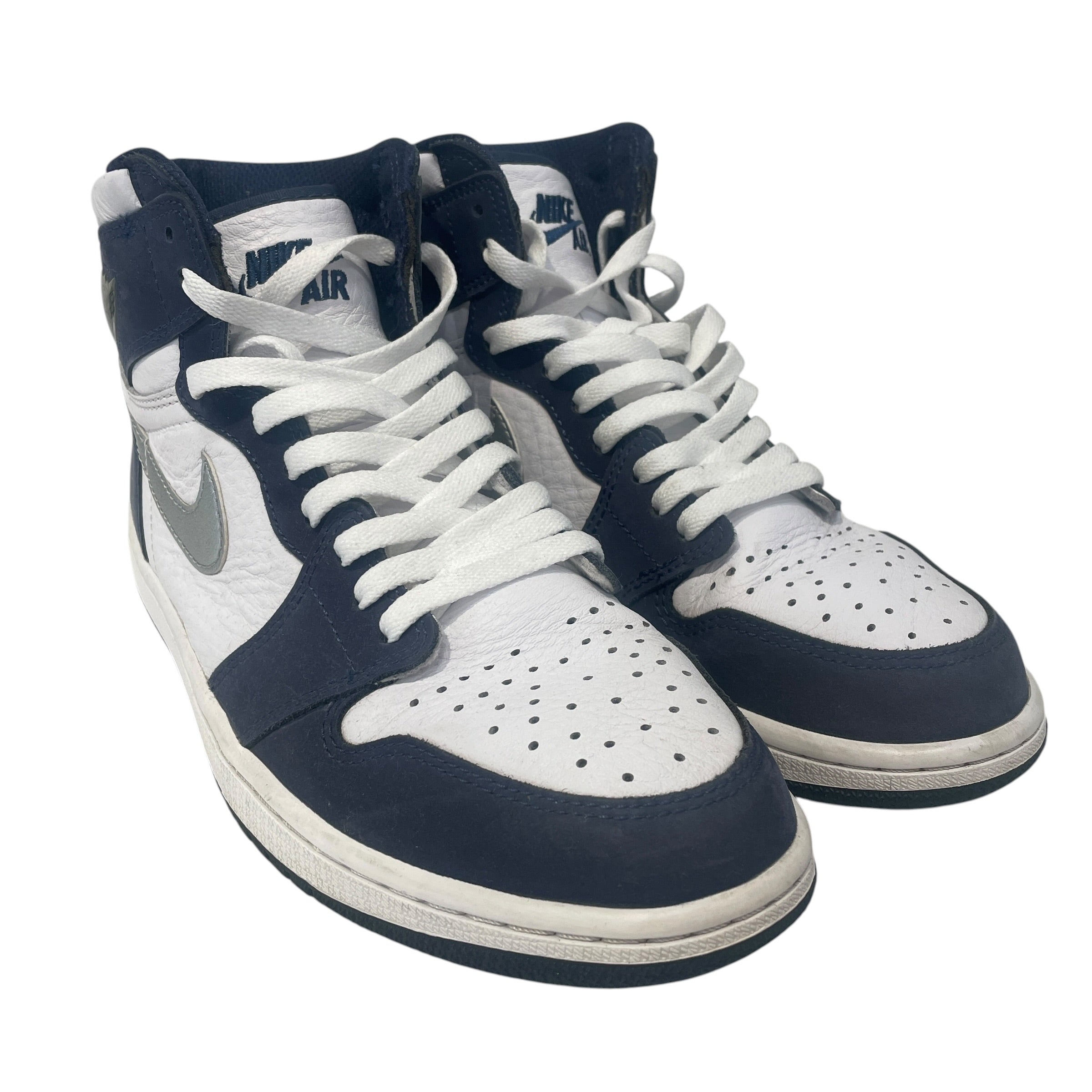 NIKE/Hi-Sneakers/UK 7.5/NVY/Air Jordan 1 Retro High view 1