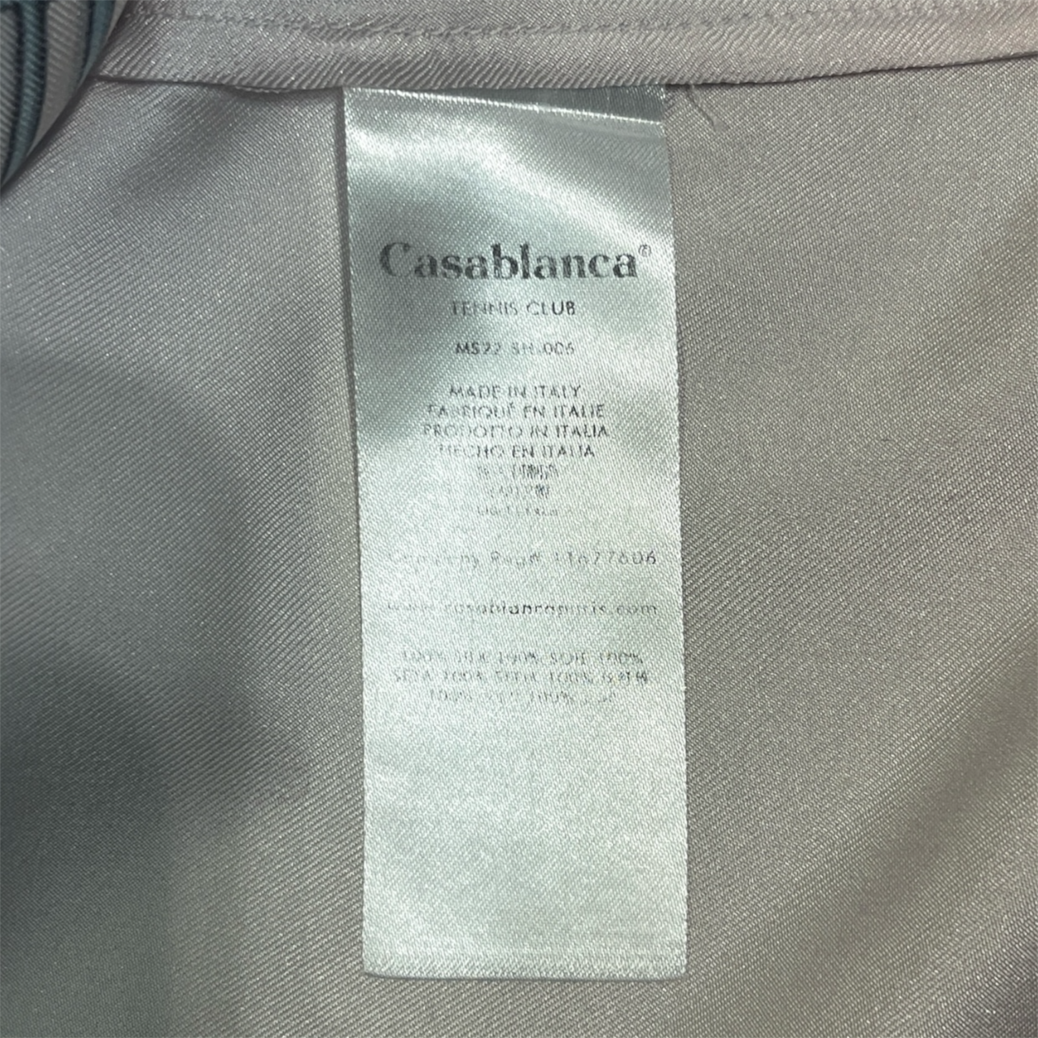CASABLANCA/SS Shirt/XL/Silk/BLU/Graphic/CASA CAFE SUSHI/PANCAKES view 4