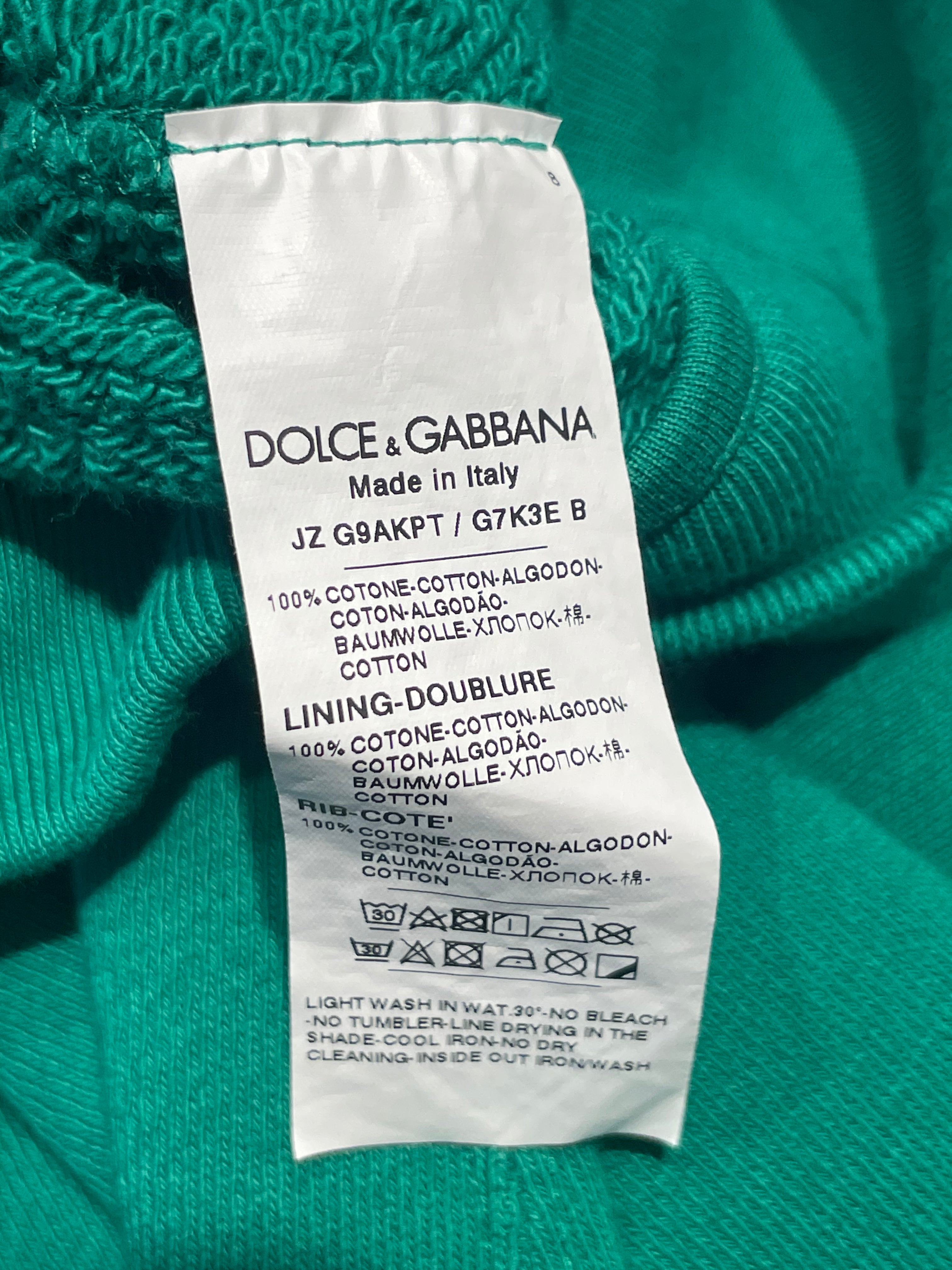 DOLCE&GABBANA/Hoodie/XS/Cotton/GRN/DGVIB3 view 4