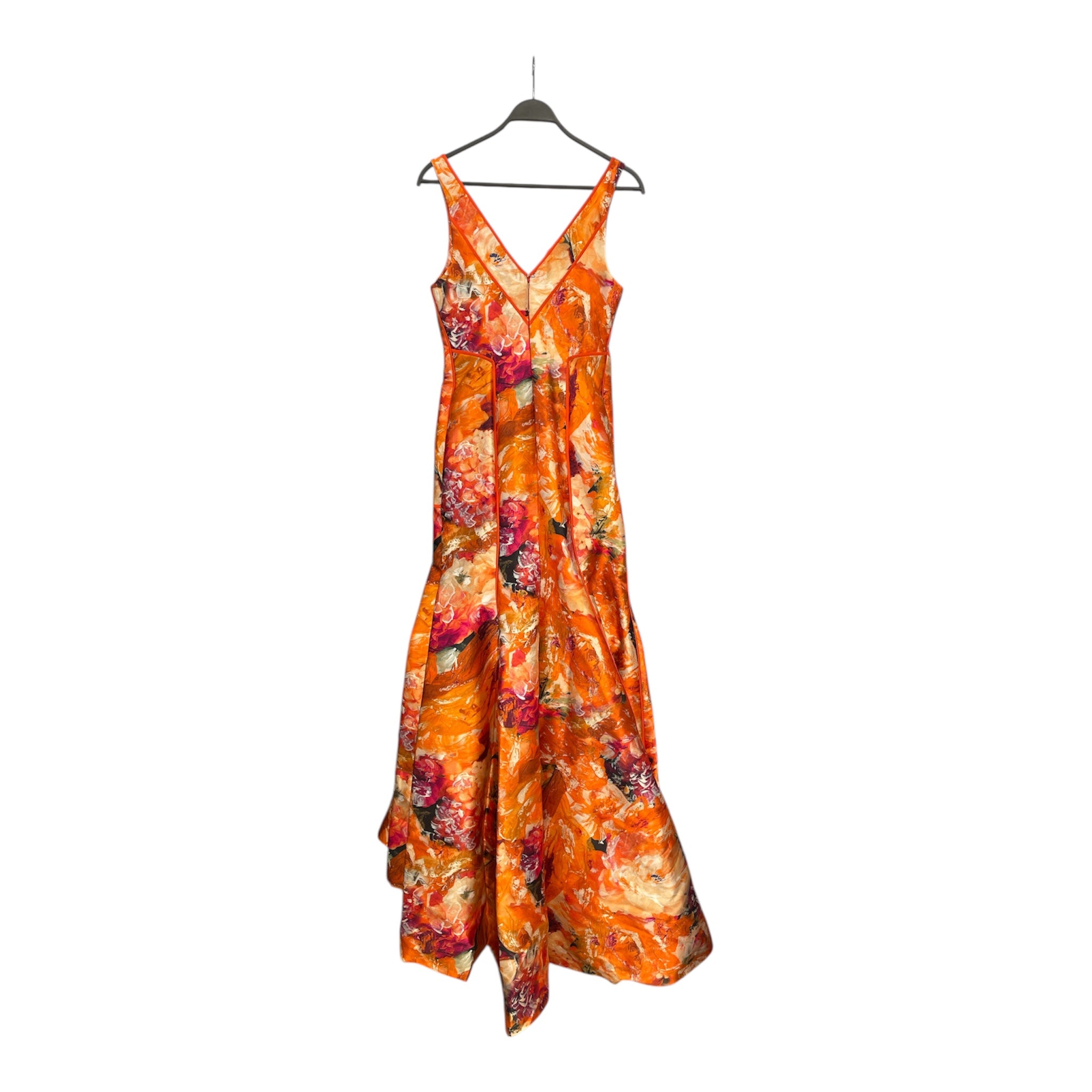 J . MENDEL/SL Dress/All Over Print/ORN/J MENDEL ORANGE DRESS view 2