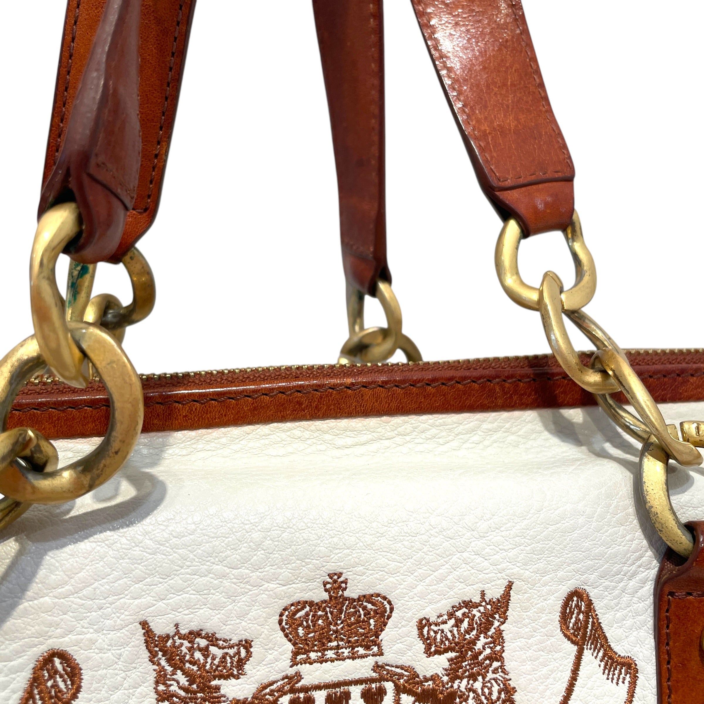 JUICY COUTURE/Hand Bag/Leather/WHT/Papillion Style Bag view 2