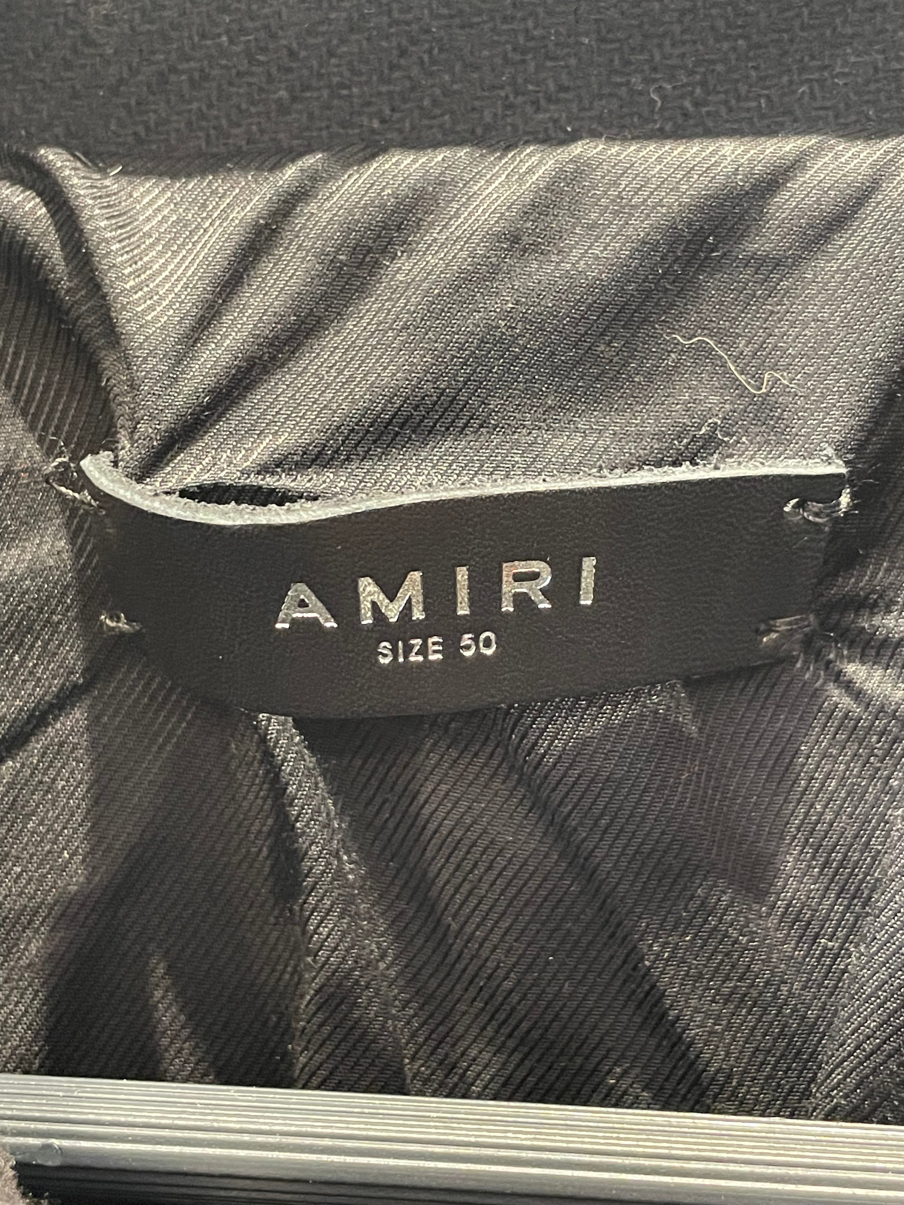 AMIRI/Jacket/50/Wool/BLK/BONES view 3