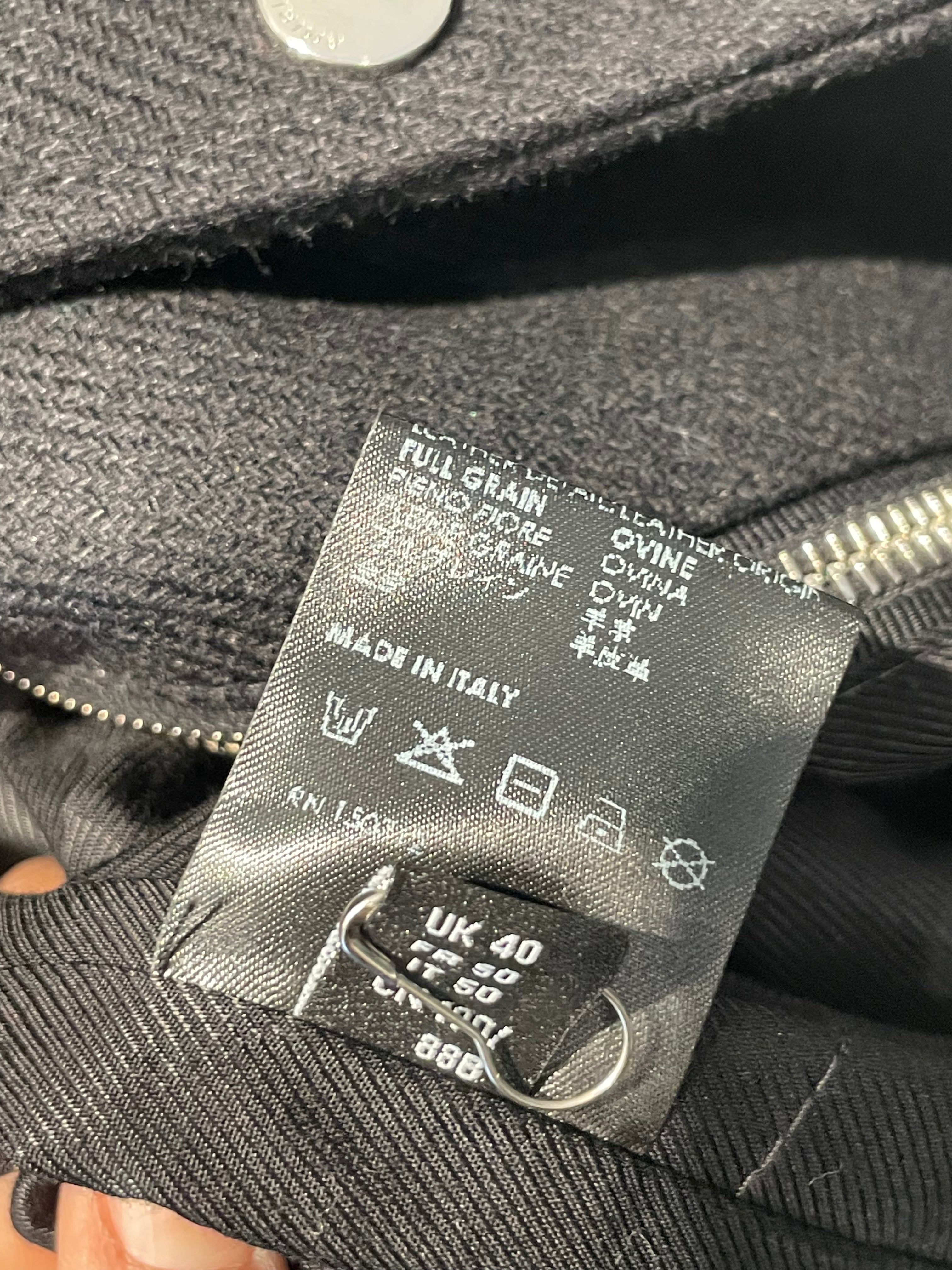 AMIRI/Jacket/50/Wool/BLK/BONES view 4