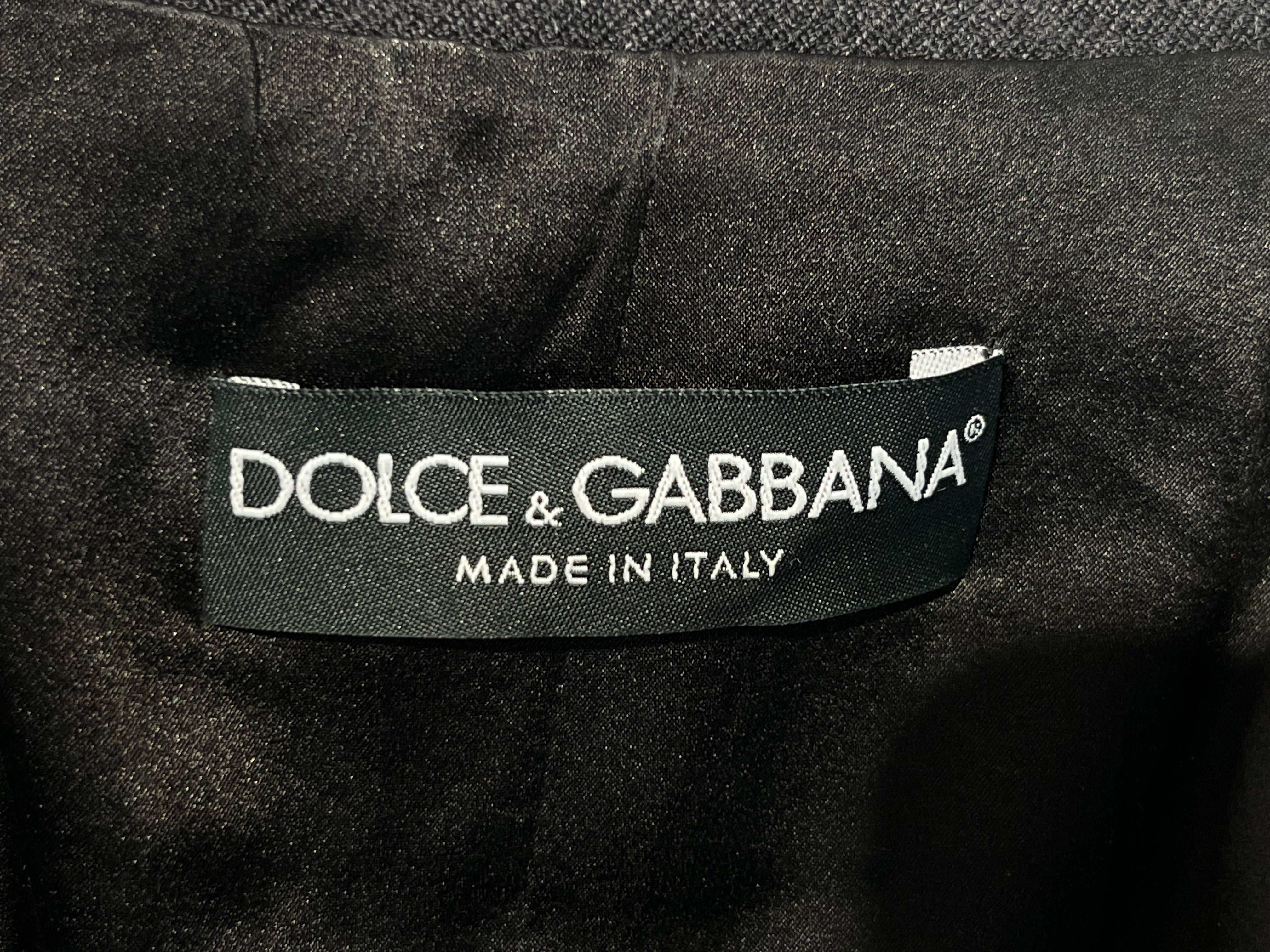 DOLCE&GABBANA/Tailored Jkt/S/Acrylic/BLK/sequen blazer view 4
