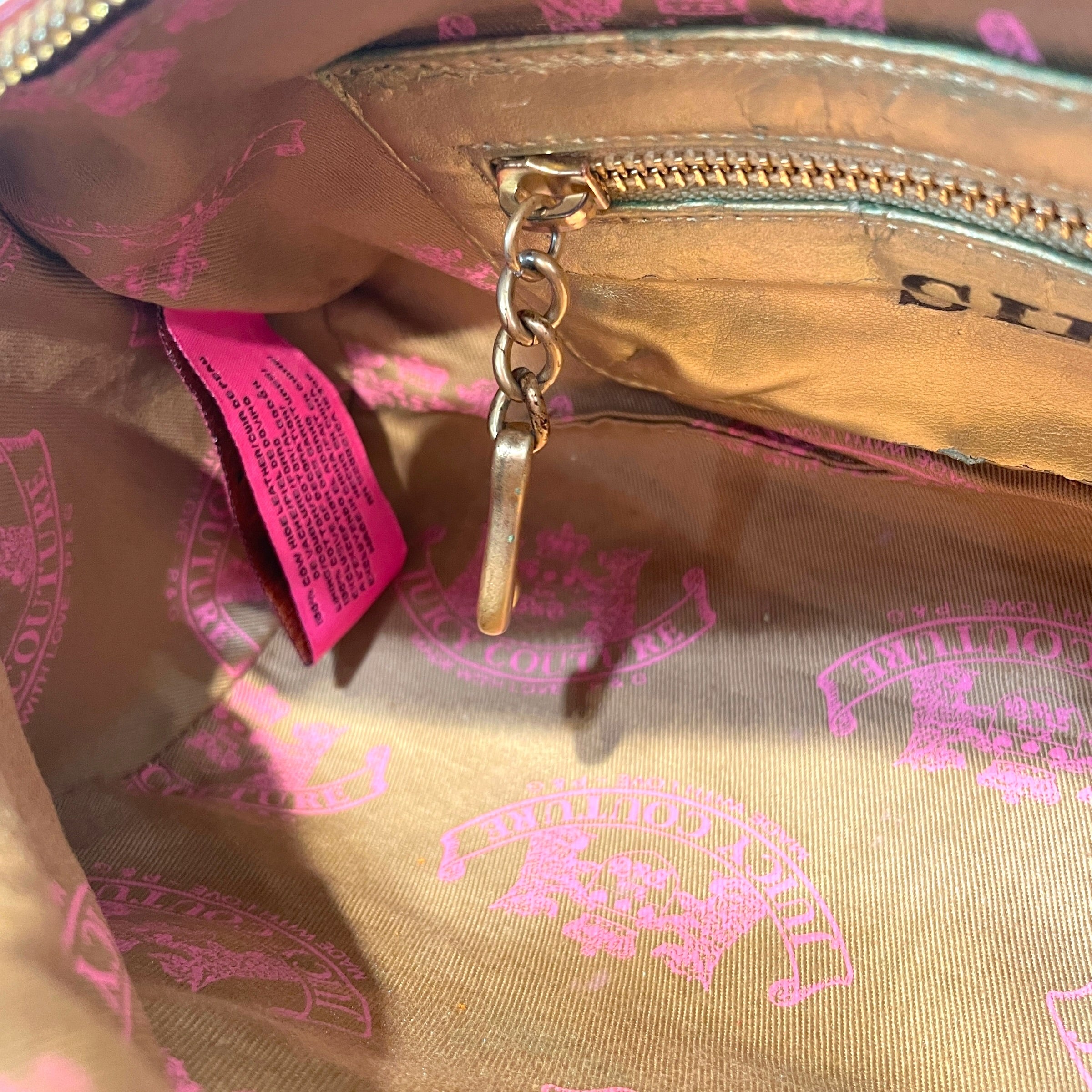 JUICY COUTURE/Hand Bag/Leather/WHT/Papillion Style Bag view 6