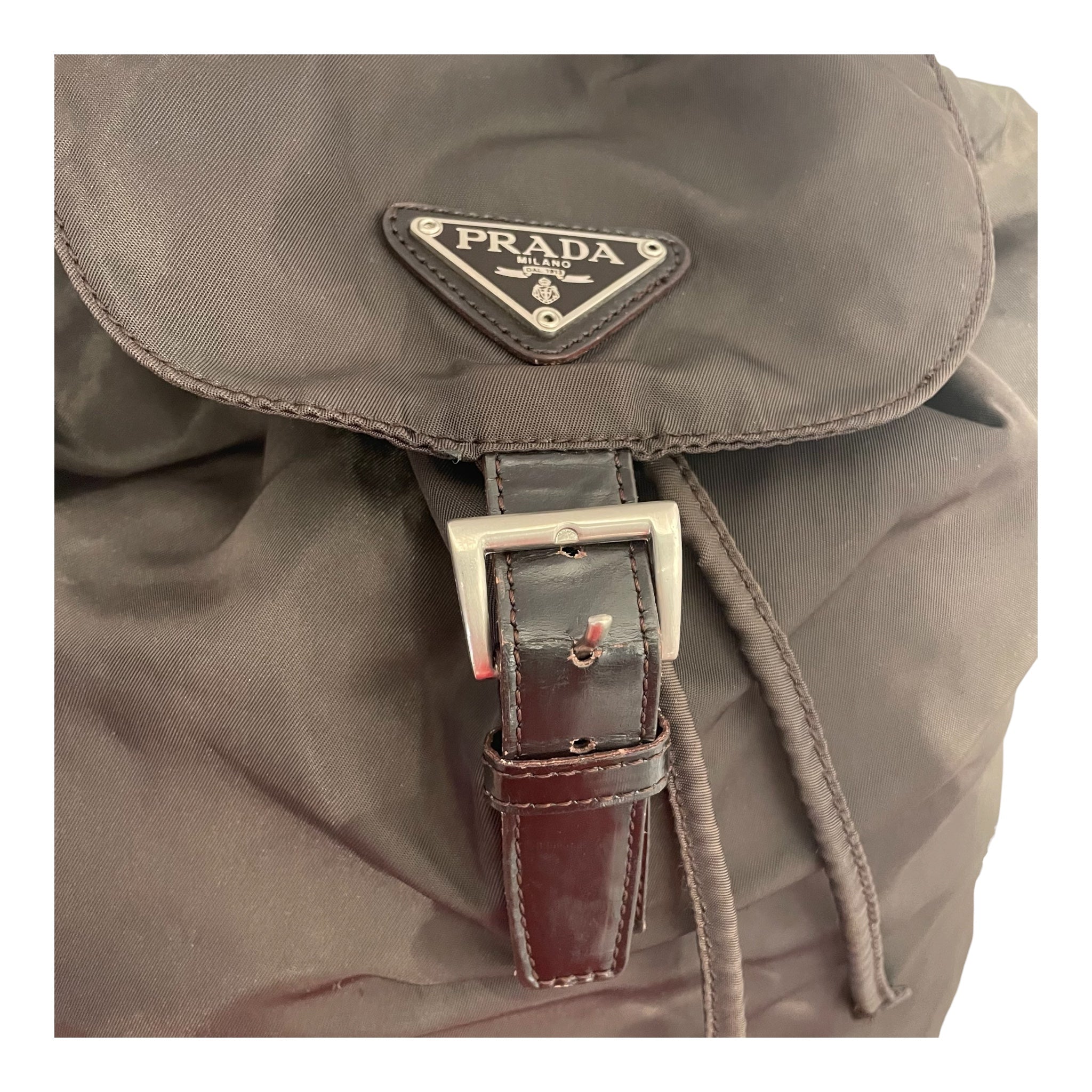 PRADA/Backpack/Nylon/BRW/TESSUTO BACKPACK view 6