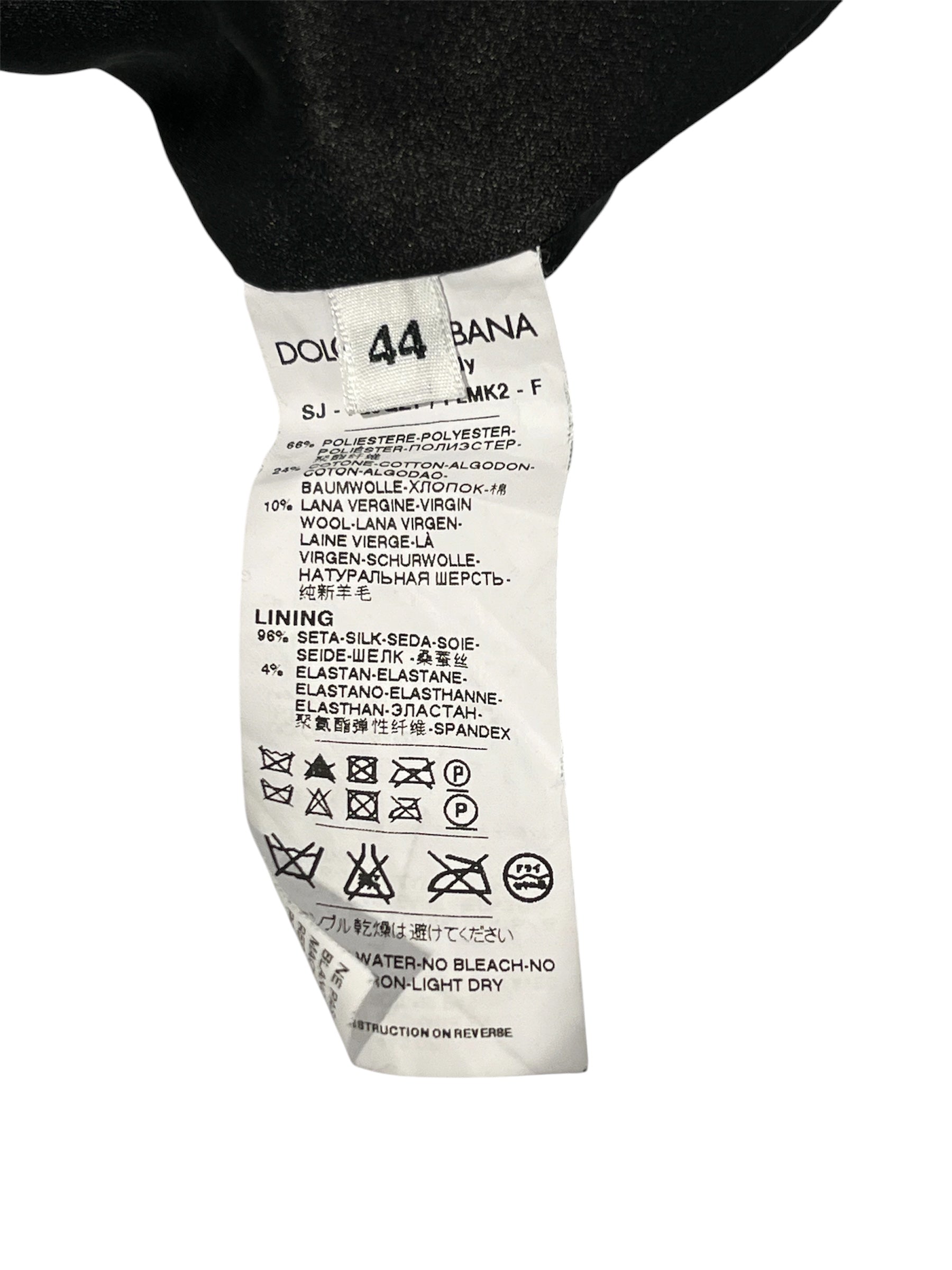 DOLCE&GABBANA/Tailored Jkt/S/Acrylic/BLK/sequen blazer view 5