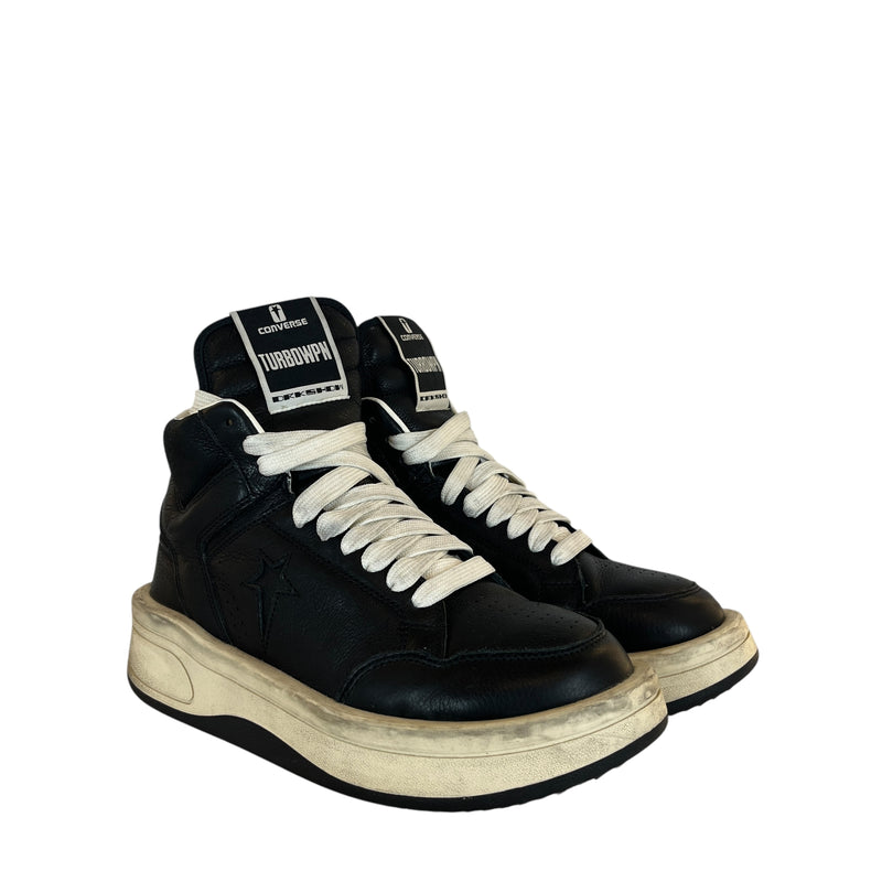 CONVERSE/RICK OWENS DRKSHDW/Hi-Sneakers/US 8.5/Leather/BLK/172342C