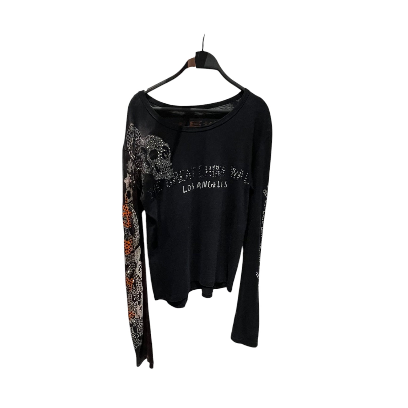 CHINA WALL/T-Shirt/Cotton/CRM/Graphic/RHINESTONES "ON THE ROAD" view 1