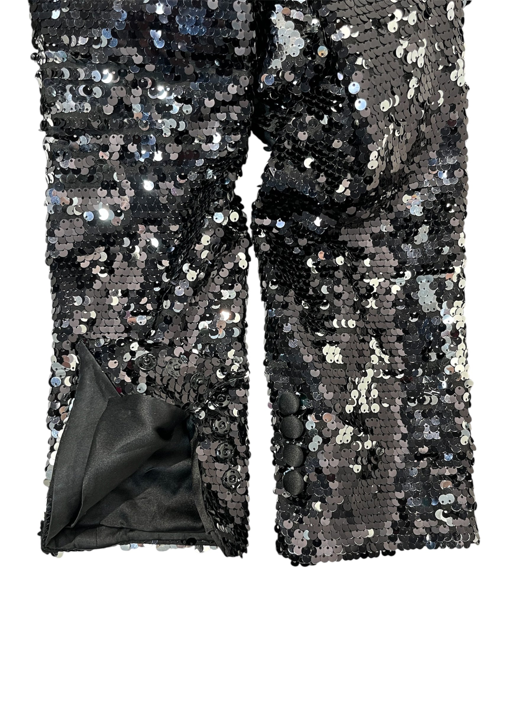 DOLCE&GABBANA/Tailored Jkt/S/Acrylic/BLK/sequen blazer view 3