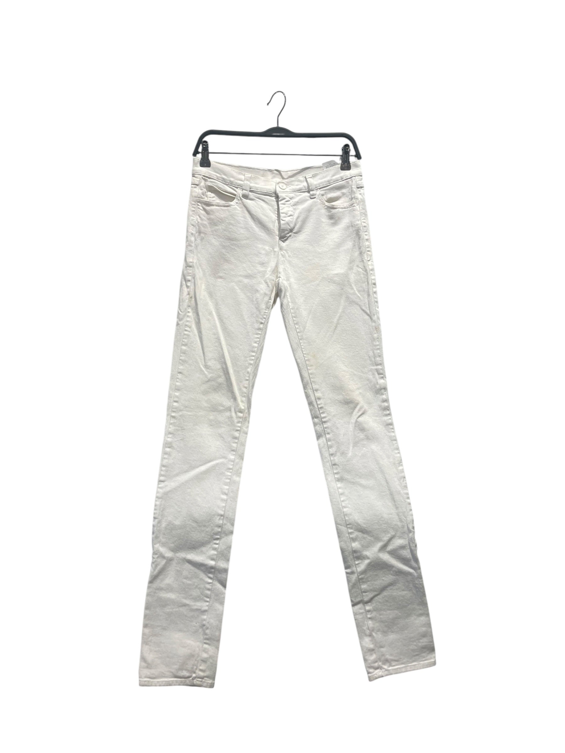 MM6/Skinny Pants/42/Denim/WHT/ view 1