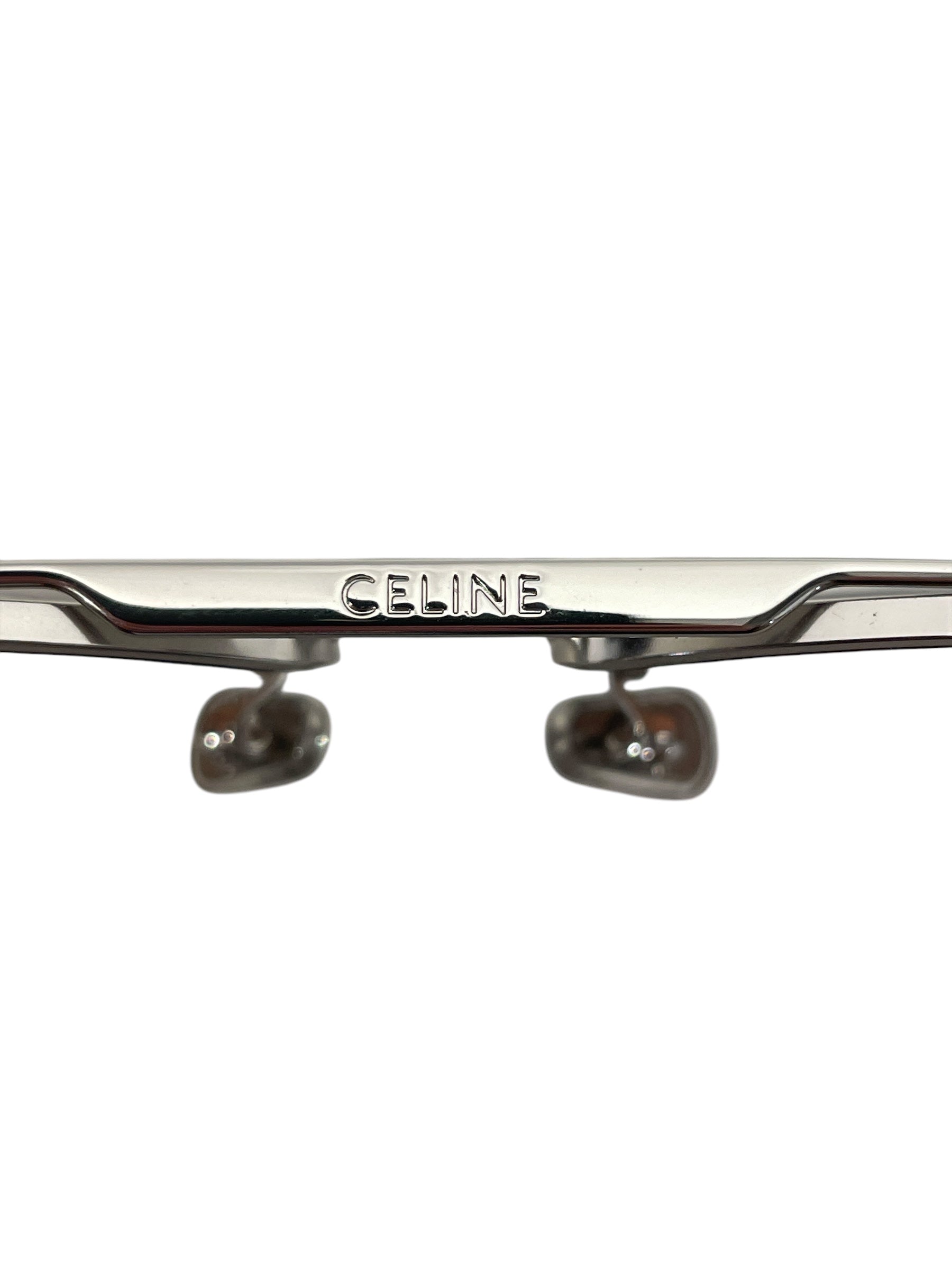 CELINE/Sunglasses/OS/Metal/SLV/SILVER AVIATOR view 4