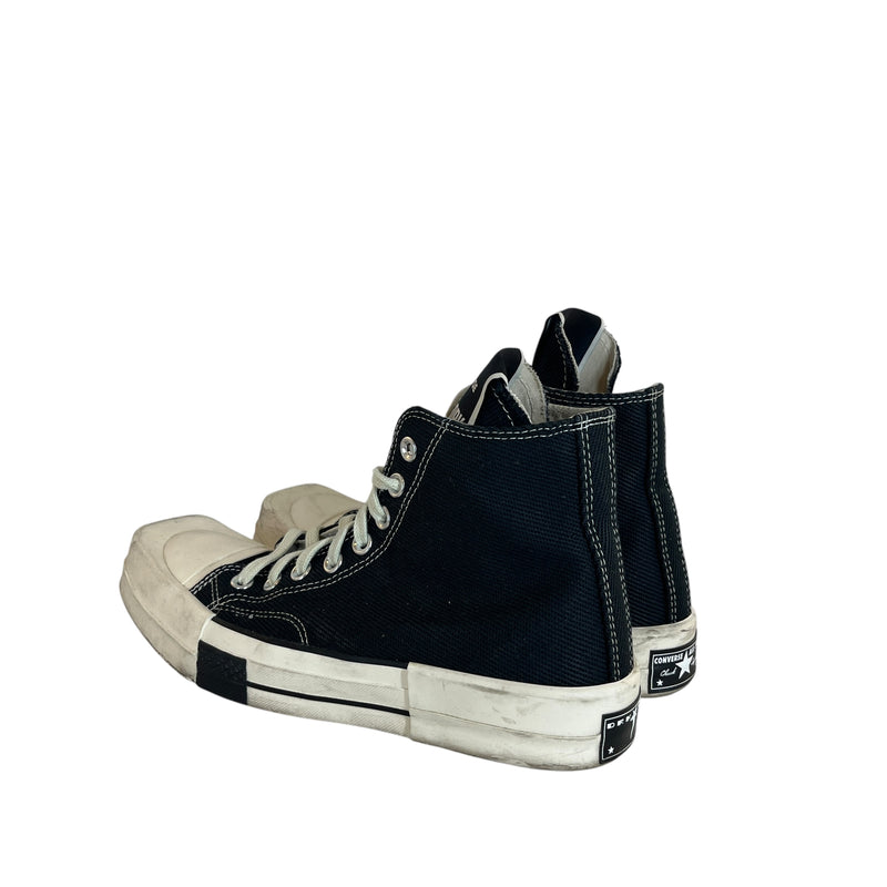 CONVERSE/RICK OWENS DRKSHDW/Hi-Sneakers/US 9/Cotton/BLK/172344C