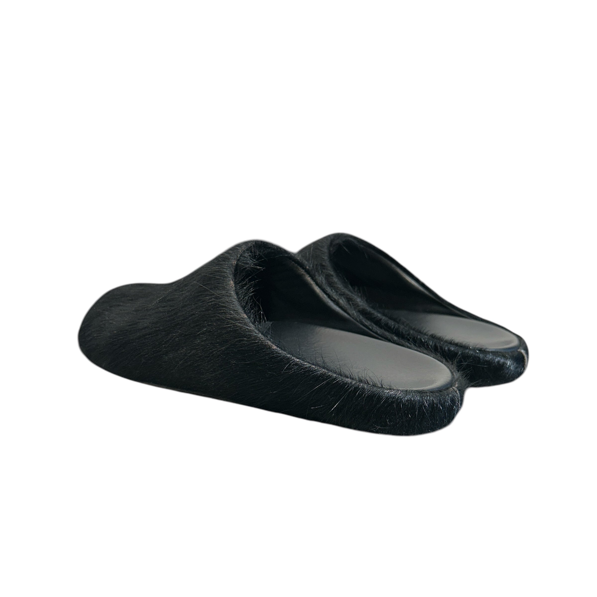 MARNI/Sandals/EU 43/Fur/BLK/FUR MULES view 2