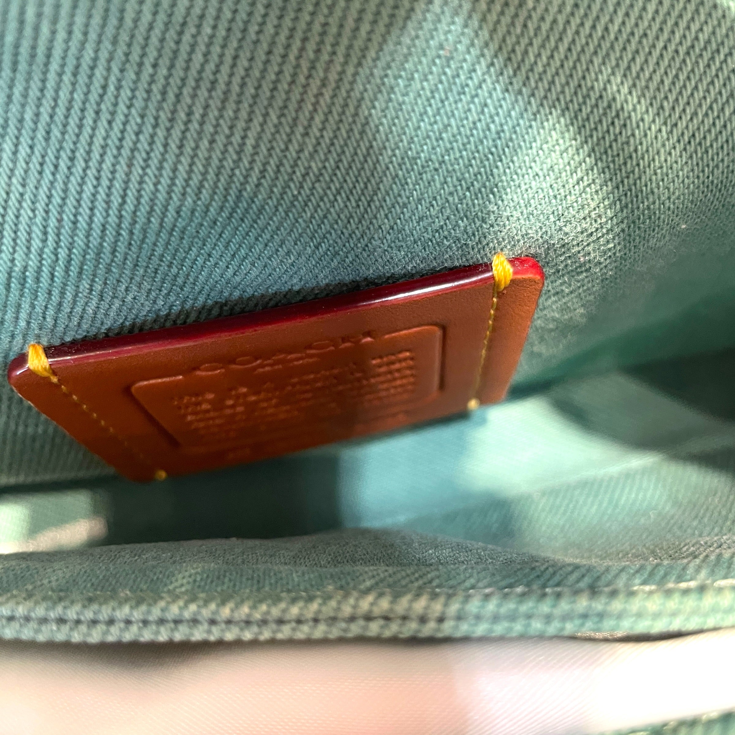 COACH/Cross Body Bag/Cotton/GRN/Tabbi Bag view 6
