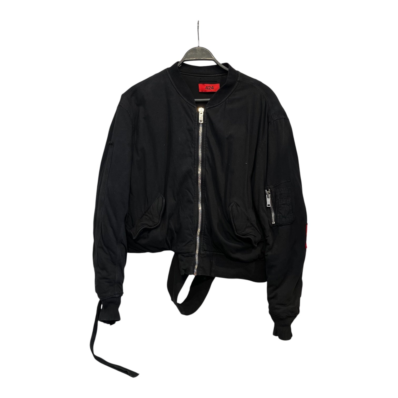 424(FourTwoFour)/Quilted Jkt/M/Cotton/BLK/ view 1