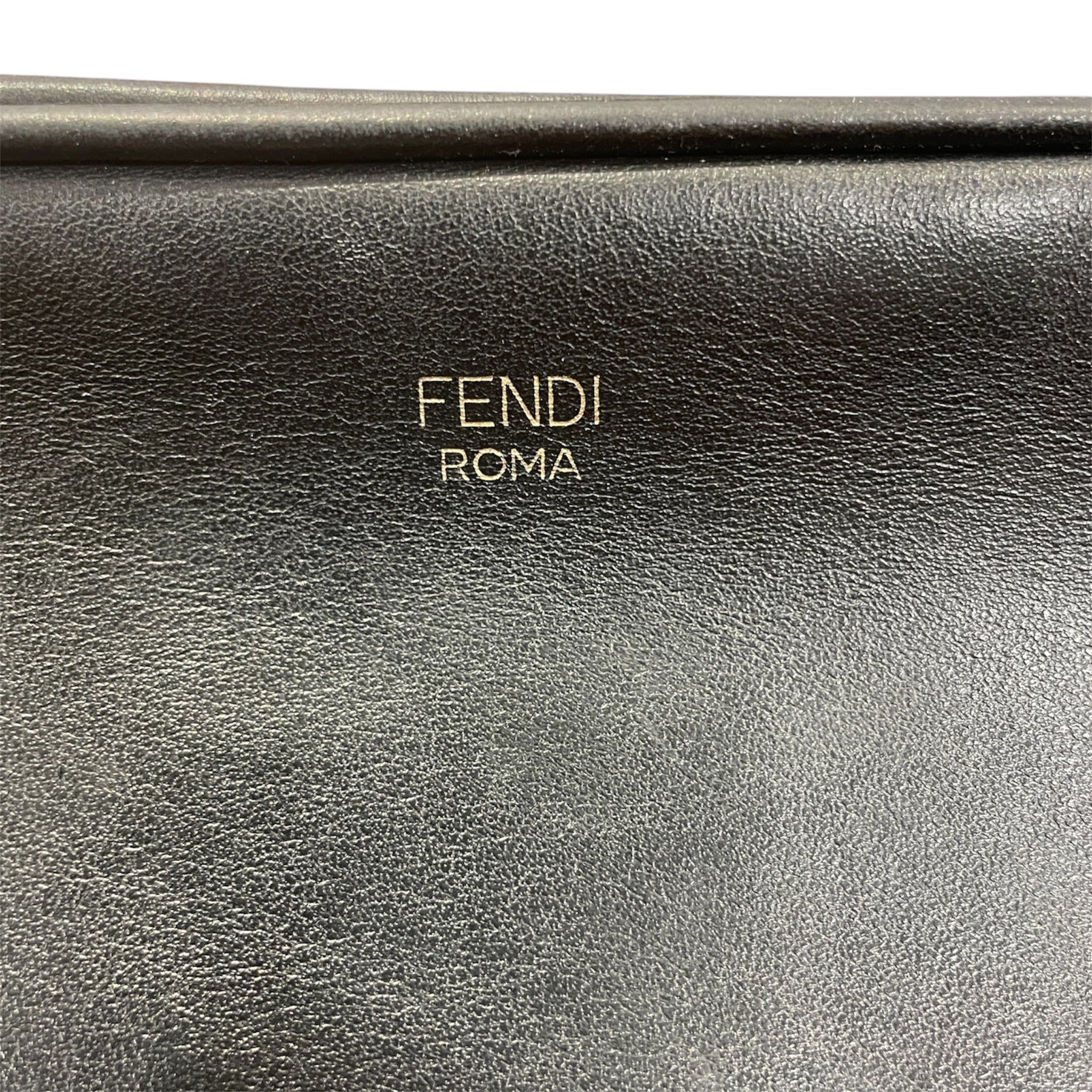 FENDI/Cross Body Bag/Leather/BLK/ENTRUPY#6RGQRDV/ FRONT MONOGRA view 3