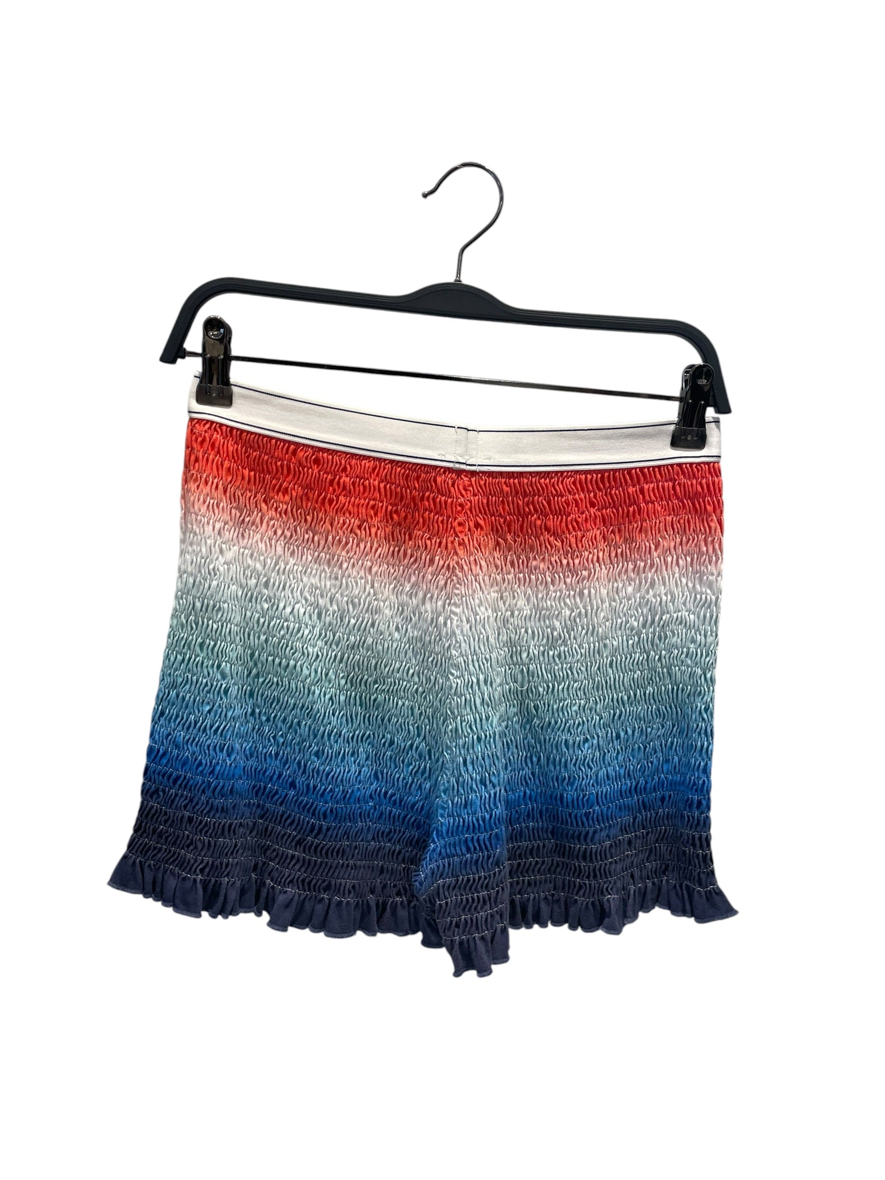 CASABLANCA/Shorts/M/Stripe/BLU/Gradient Smocked Ruffle Shorts view 2