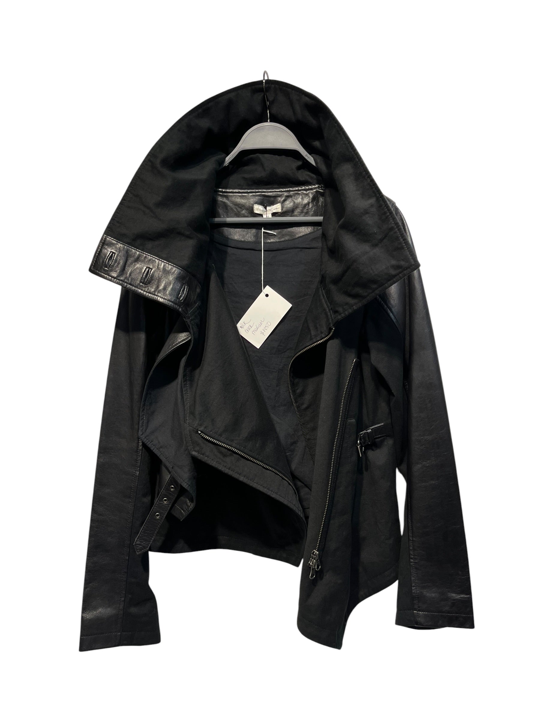 Aksara/Leather Jkt/M/Leather/BLK/wick view 2