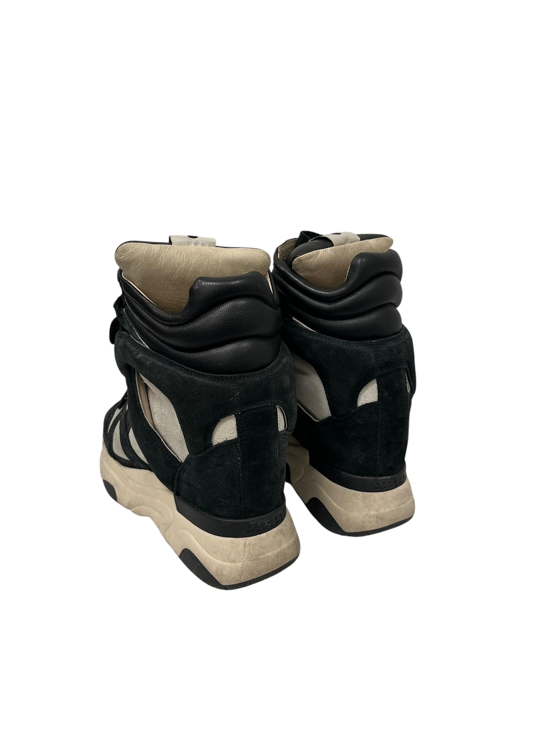 ISABEL MARANT/Hi-Sneakers/EU 38/Leather/BLK/BALSKEE view 2