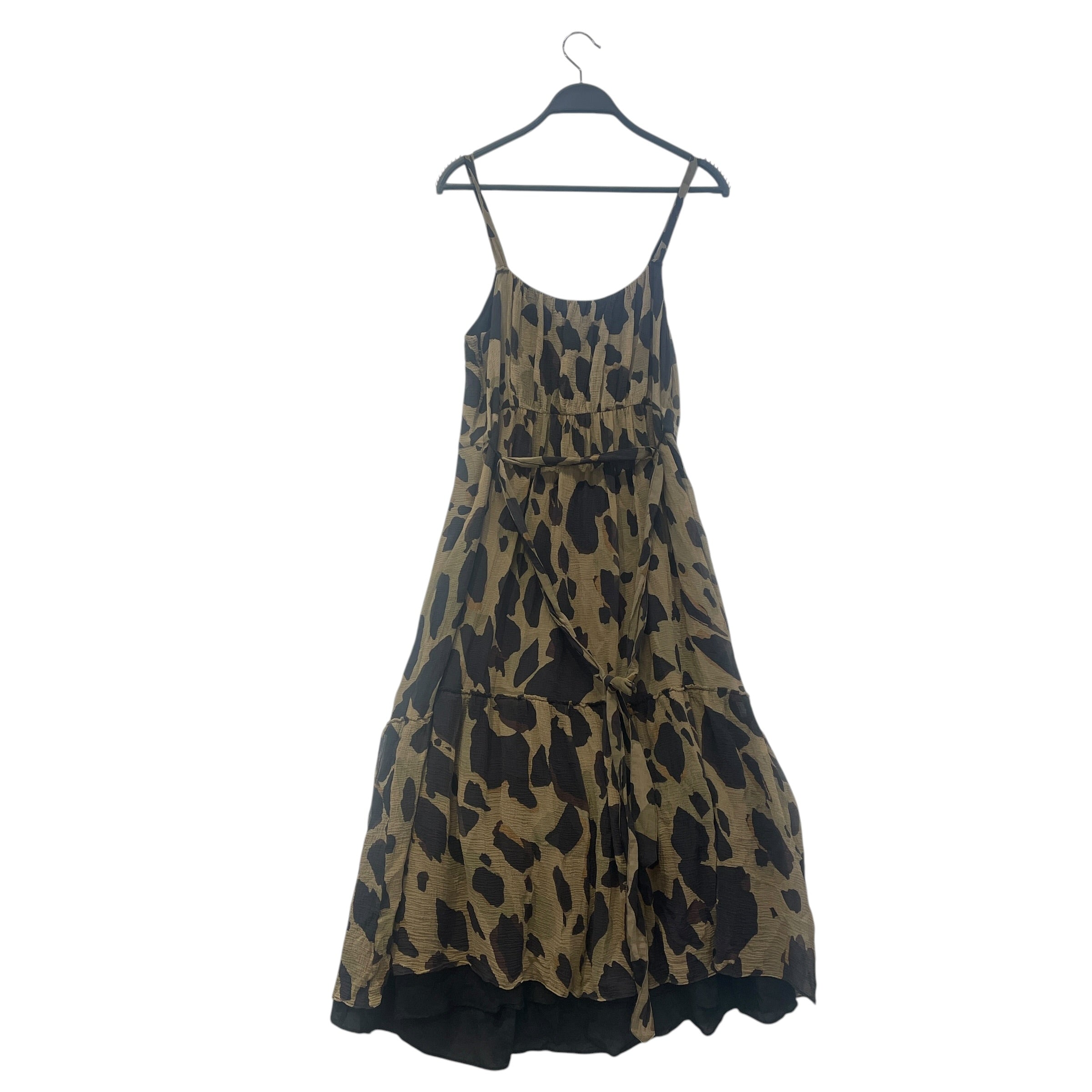 BURBERRY BRIT/Camisole Dress/8/Leopard/Silk/CML/ view 2