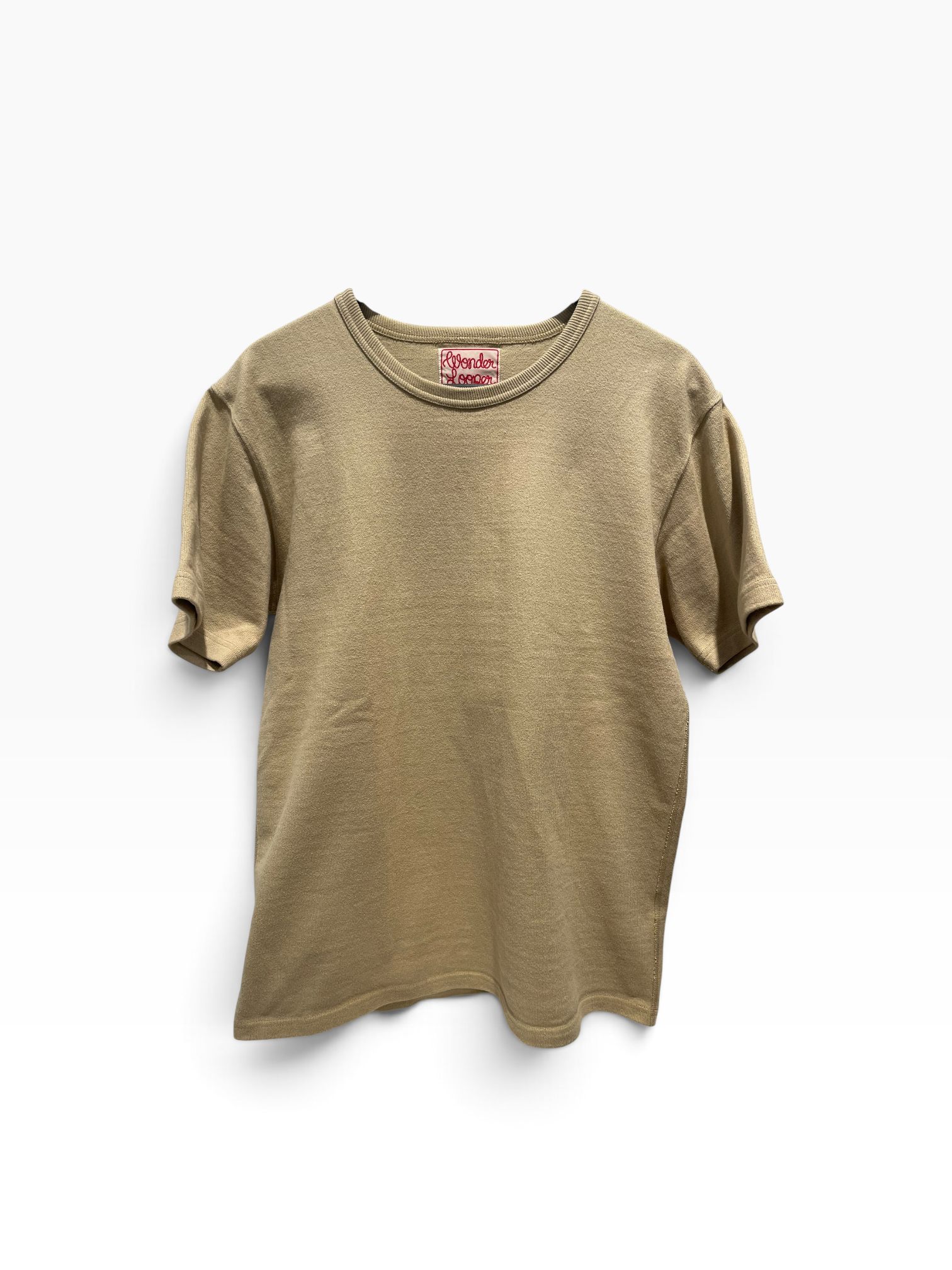 wonder looper/T-Shirt/L/Cotton/BEG/Heavyweight boxy 450gsm view 1