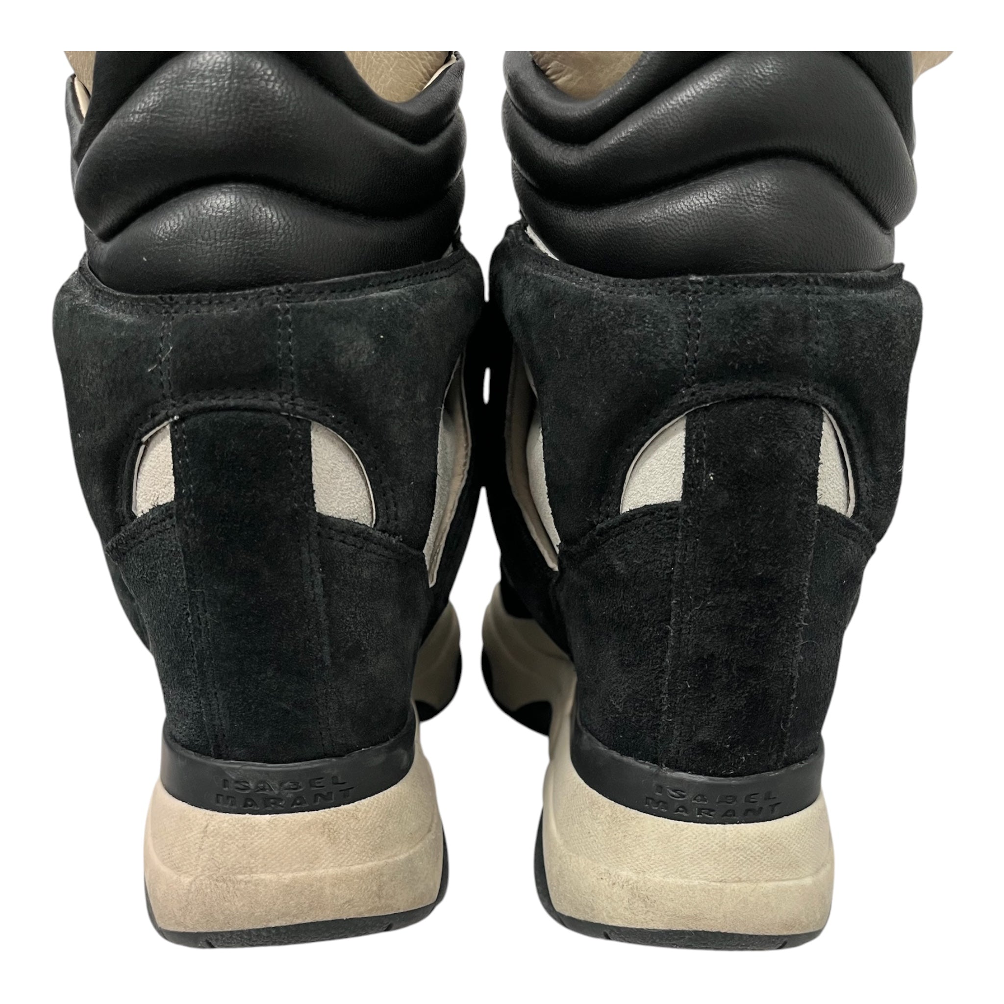 ISABEL MARANT/Hi-Sneakers/EU 38/Leather/BLK/BALSKEE view 4